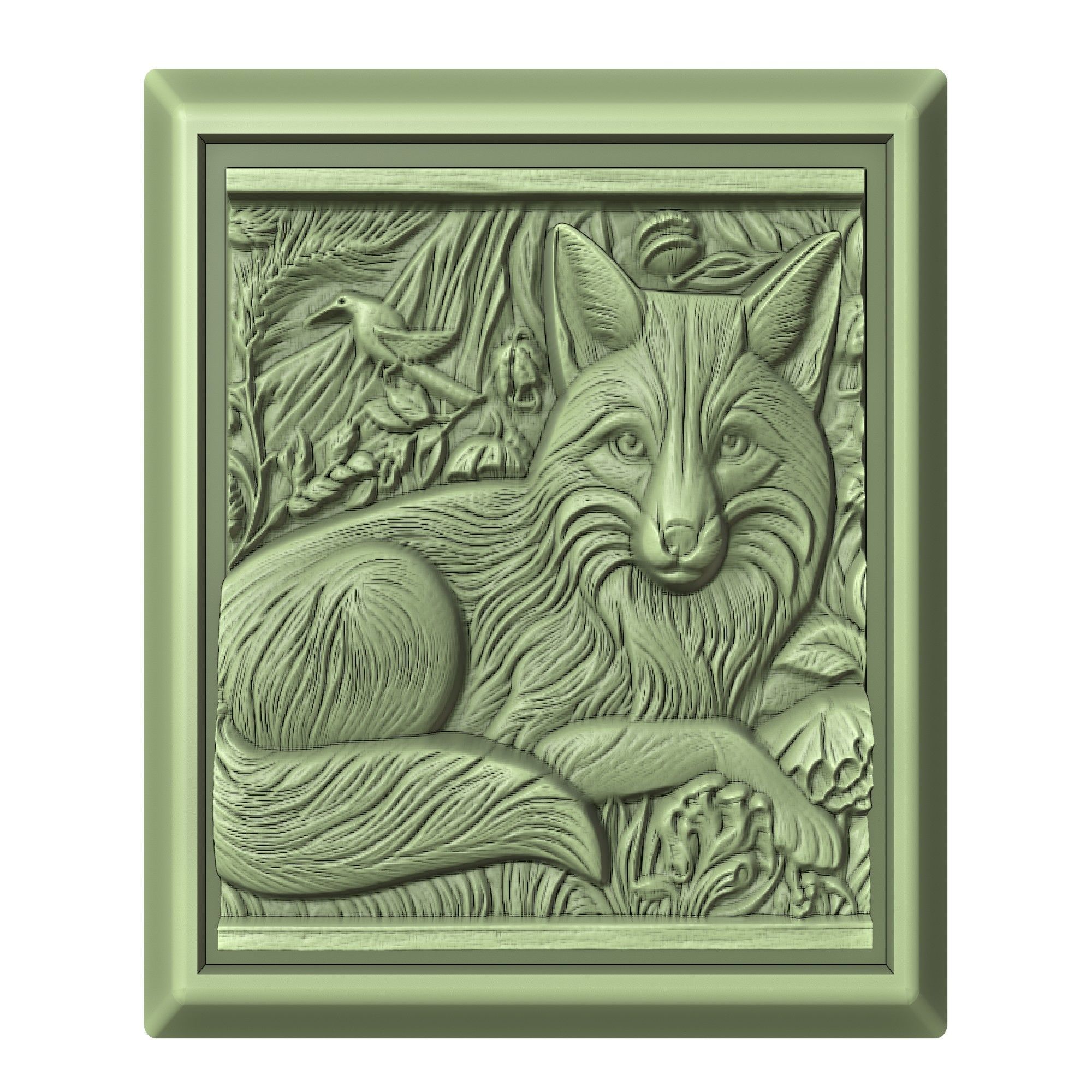 Fox Animal 3D print model_2