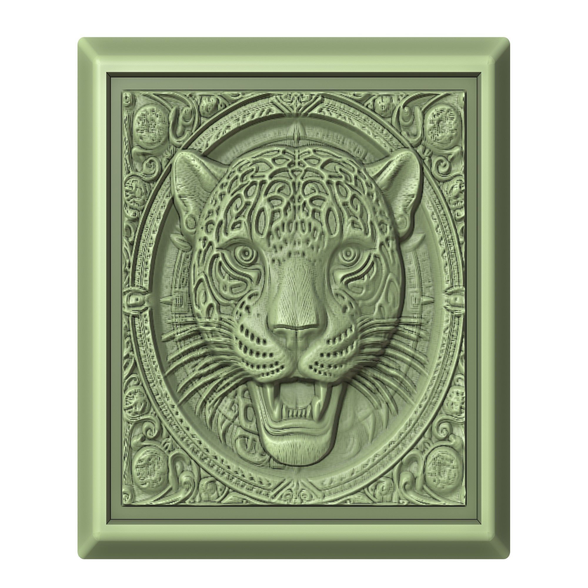 Jaguar Animal 3D print model_2