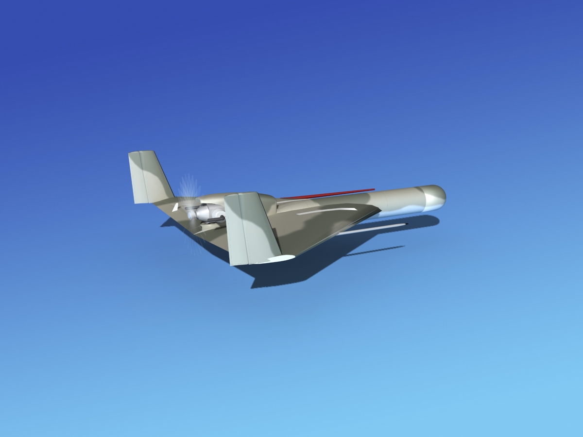 Harpy 1 UAV V05 3D model_4