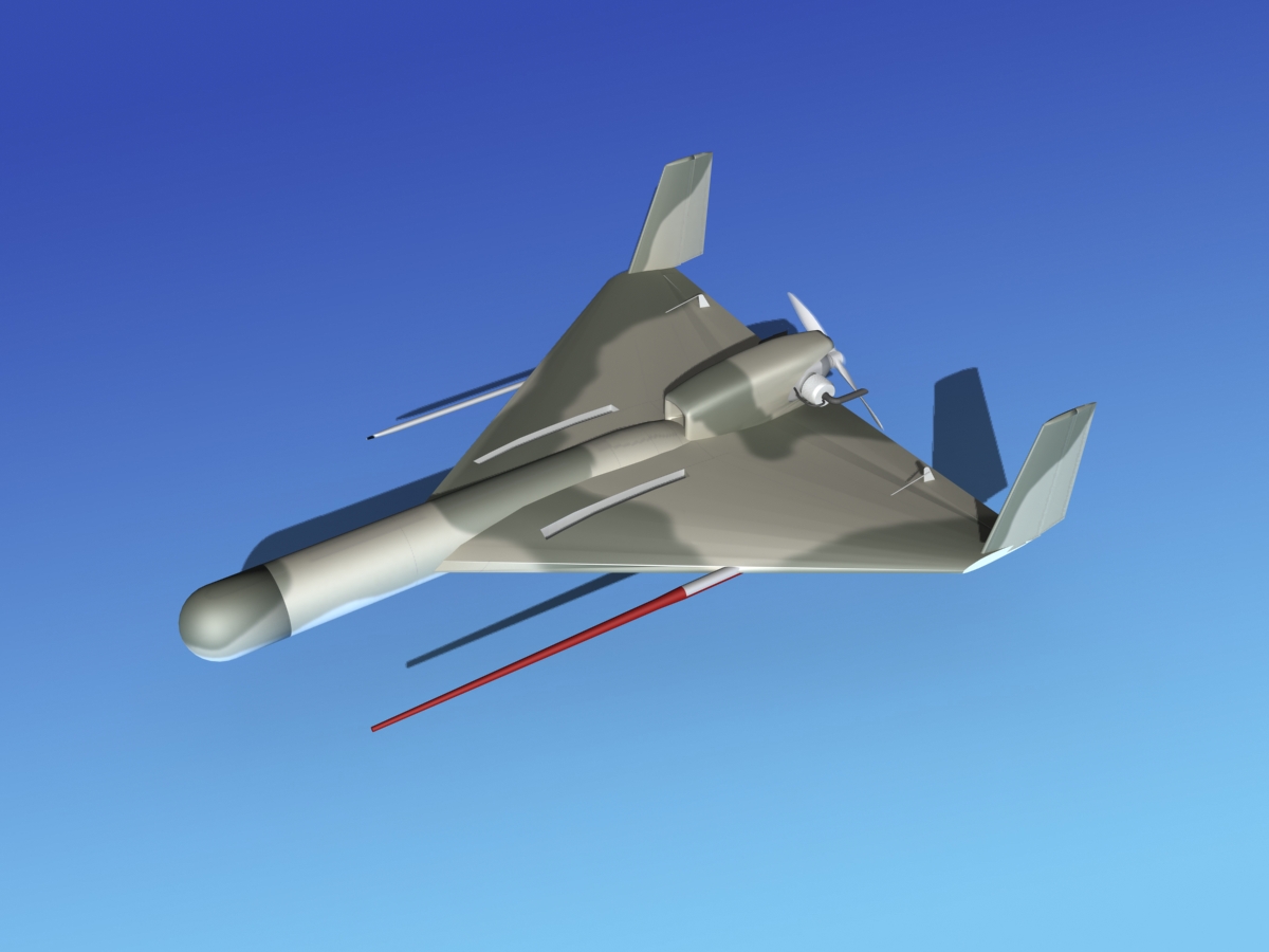 Harpy 1 UAV V05 3D model_10