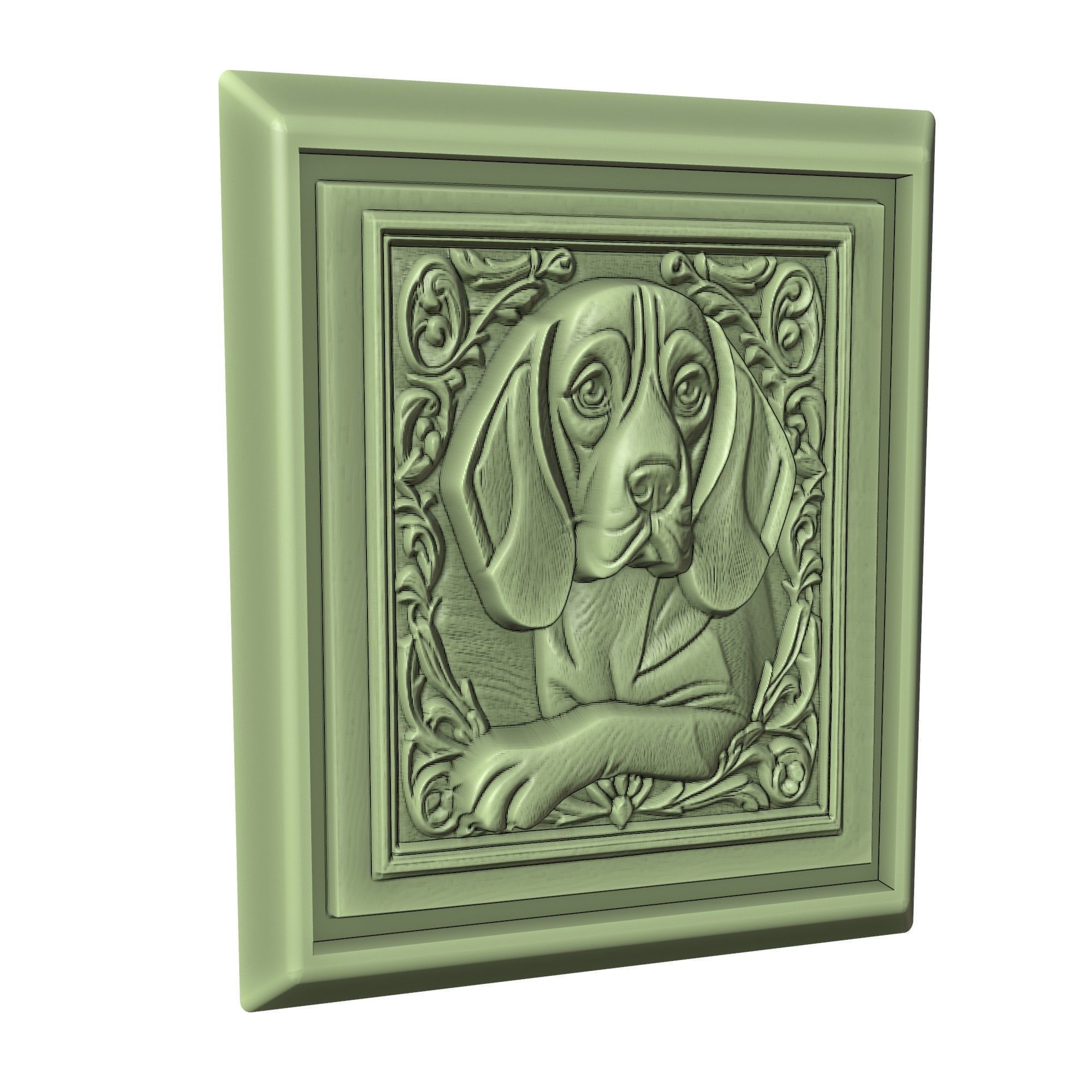 Dog Beagle Animal 3D print model_3