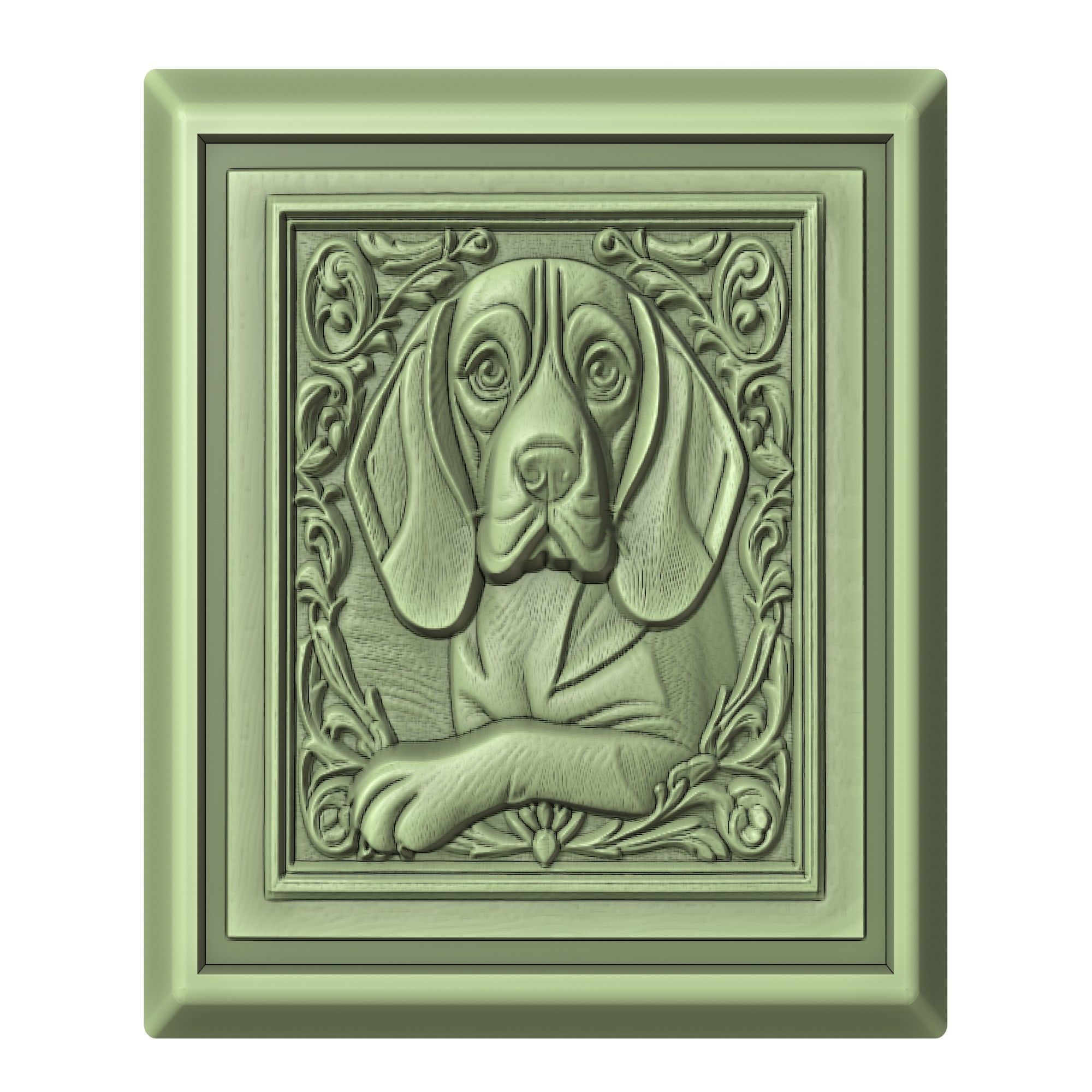 Dog Beagle Animal 3D print model_2