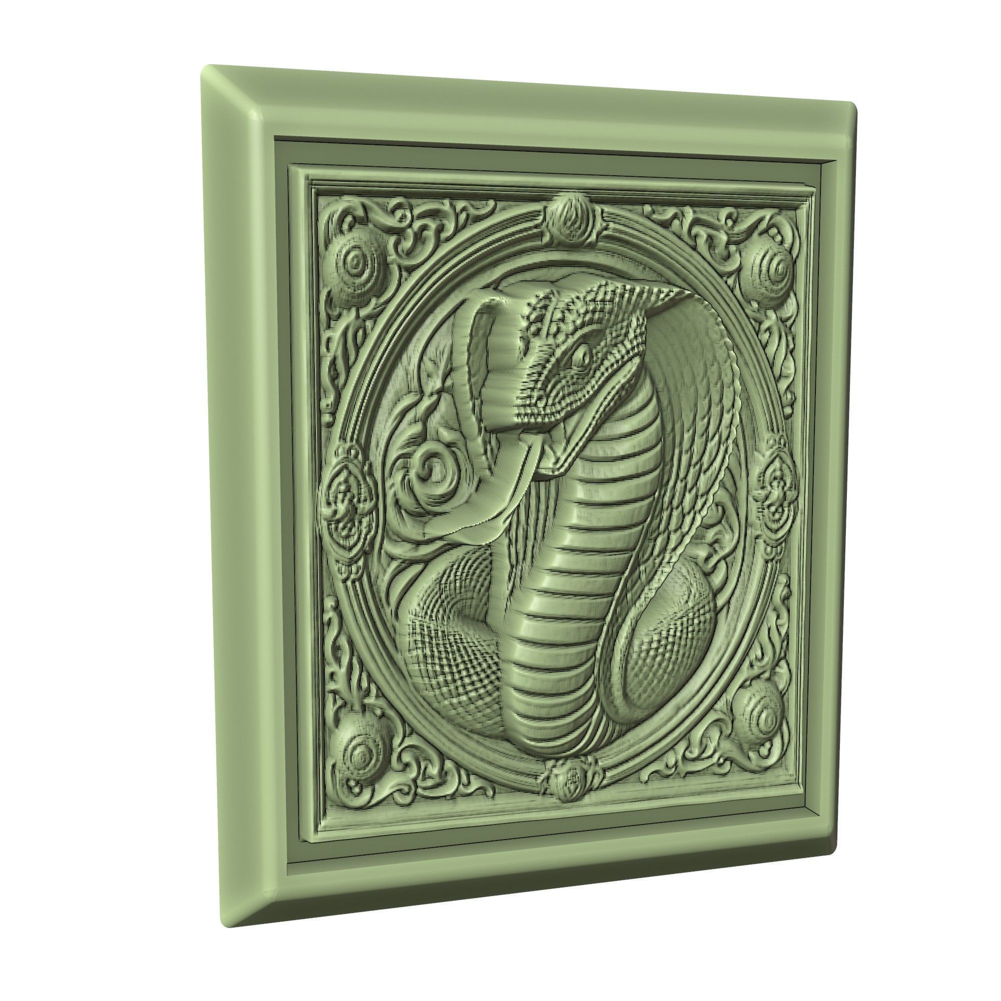 Snake Animal 3D print model_3