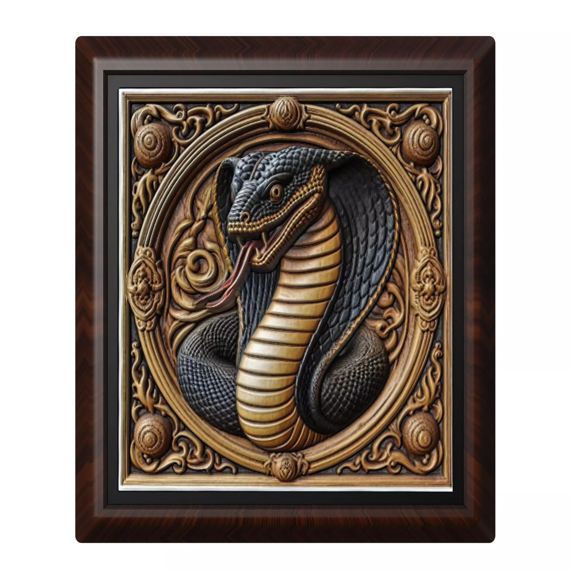 Snake Animal 3D print model_0