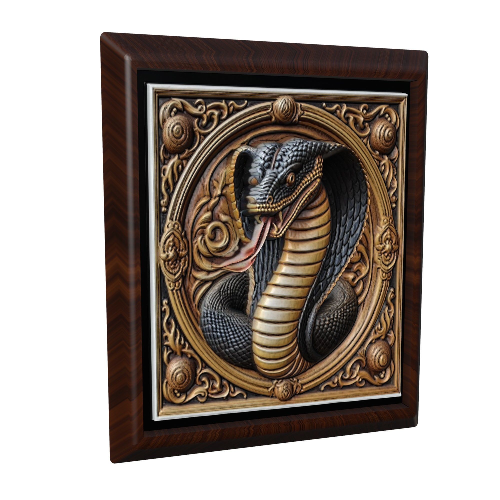 Snake Animal 3D print model_1