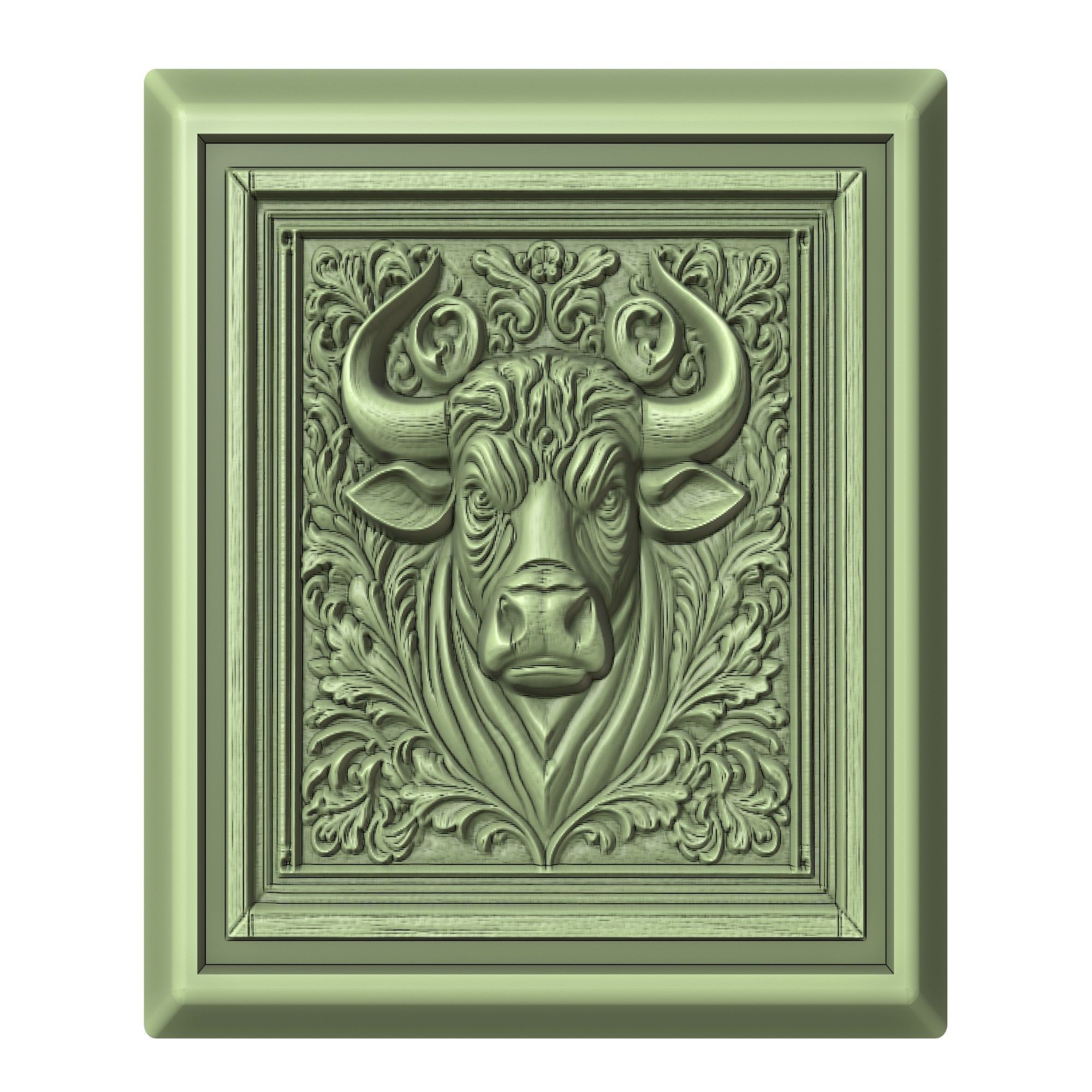 Bull Animal 3D print model_2