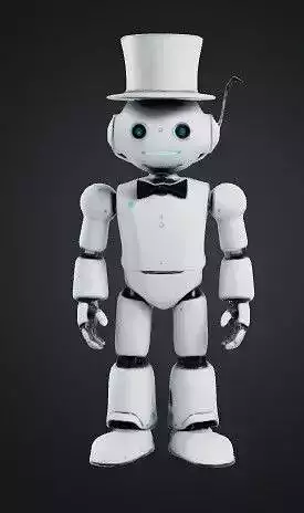 Robot butler 3D model