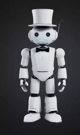 Robot butler 3D model