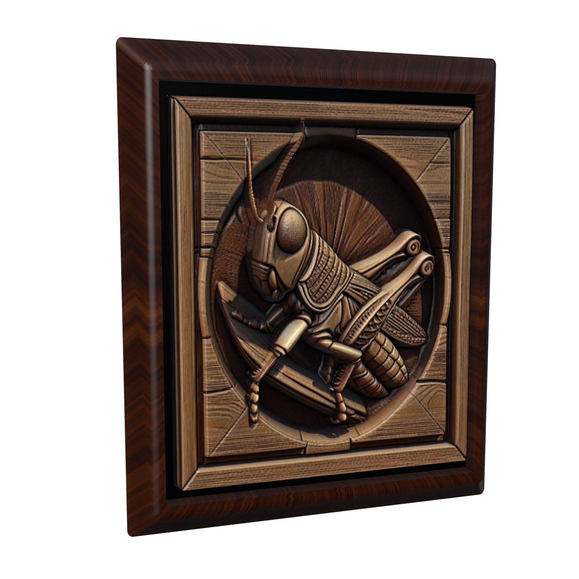 Grasshopper Animal 3D print model_1