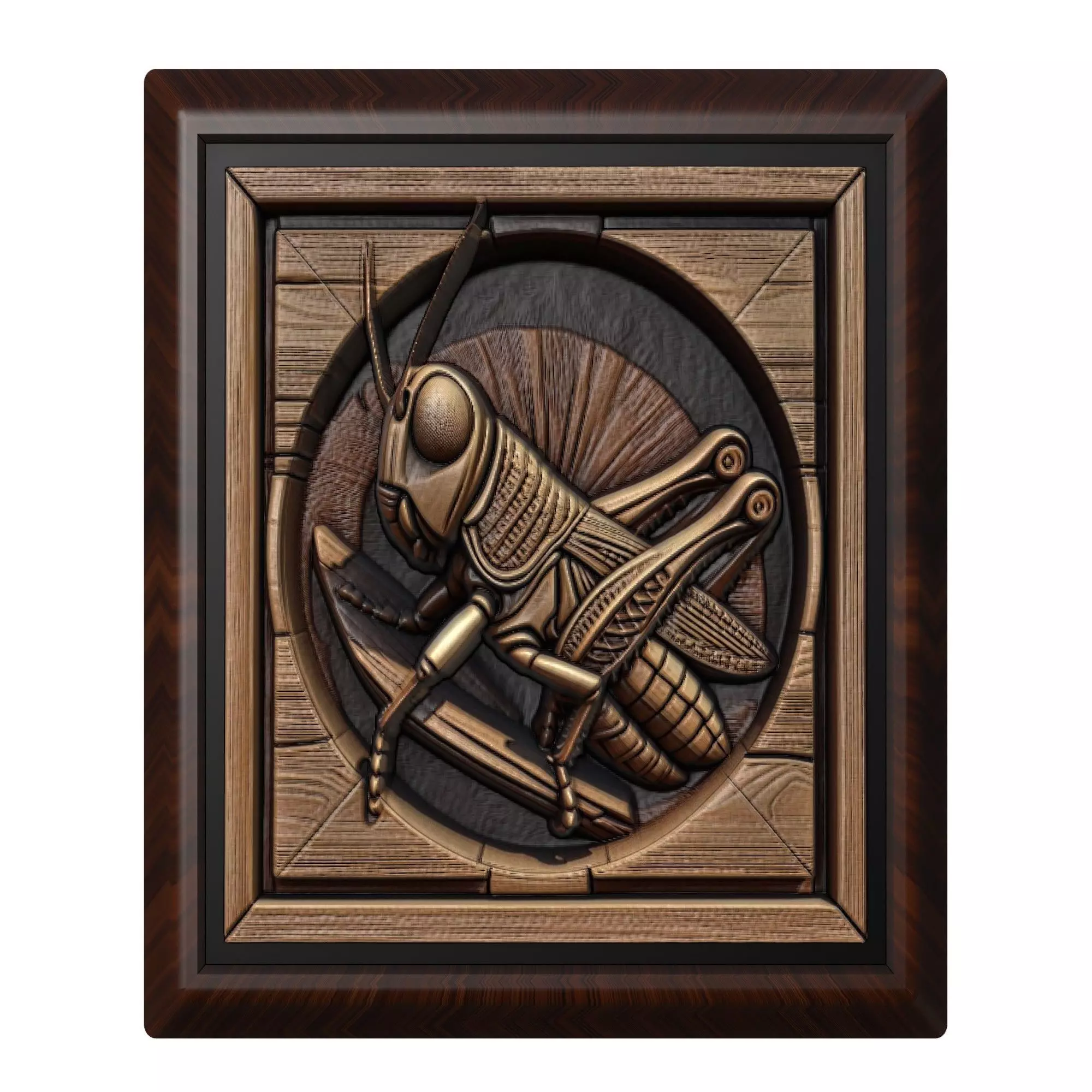 Grasshopper Animal 3D print model_0