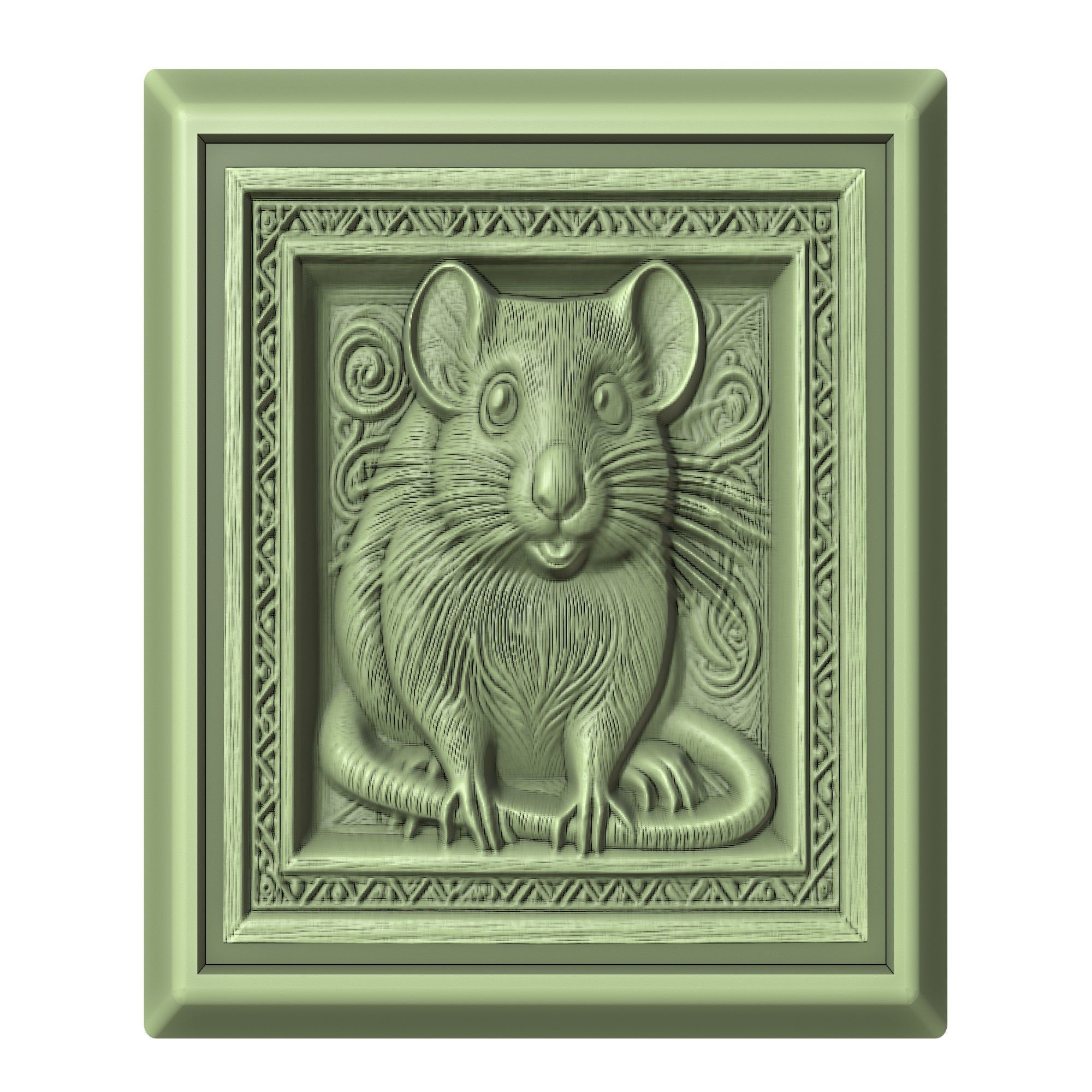 Rat Animal 3D print model_2