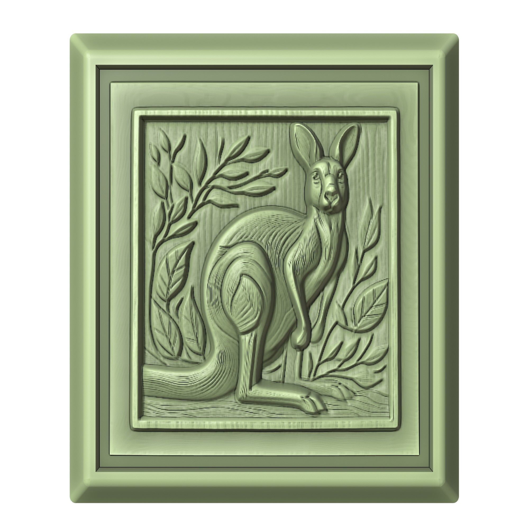 Kangaroo Animal 3D print model_2