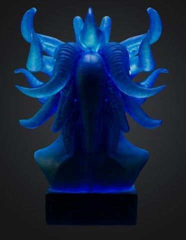 Medusa head statue 3D print model_2