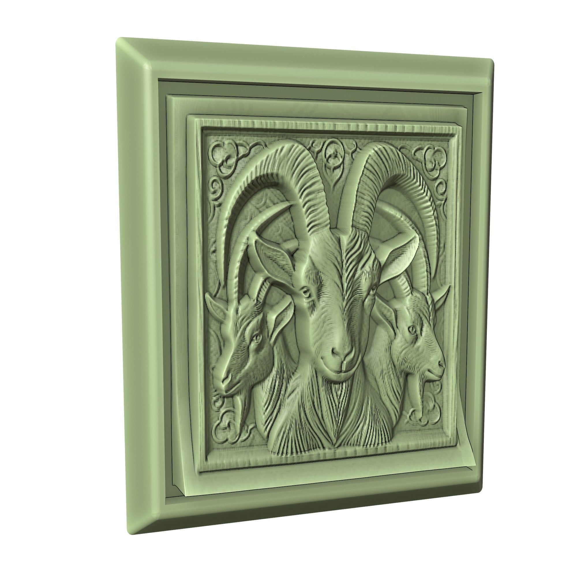 Goat Animal 3D print model_3