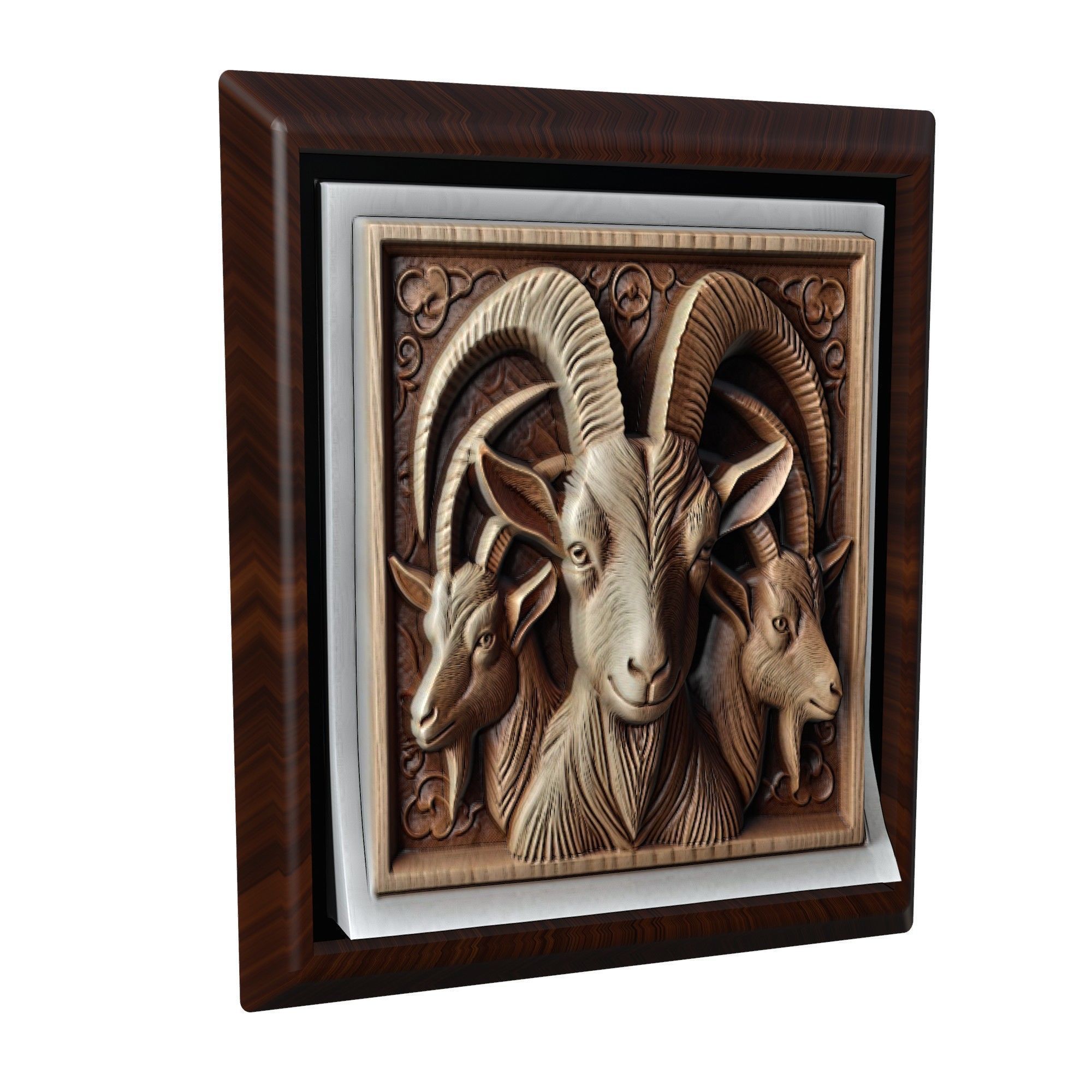 Goat Animal 3D print model_1