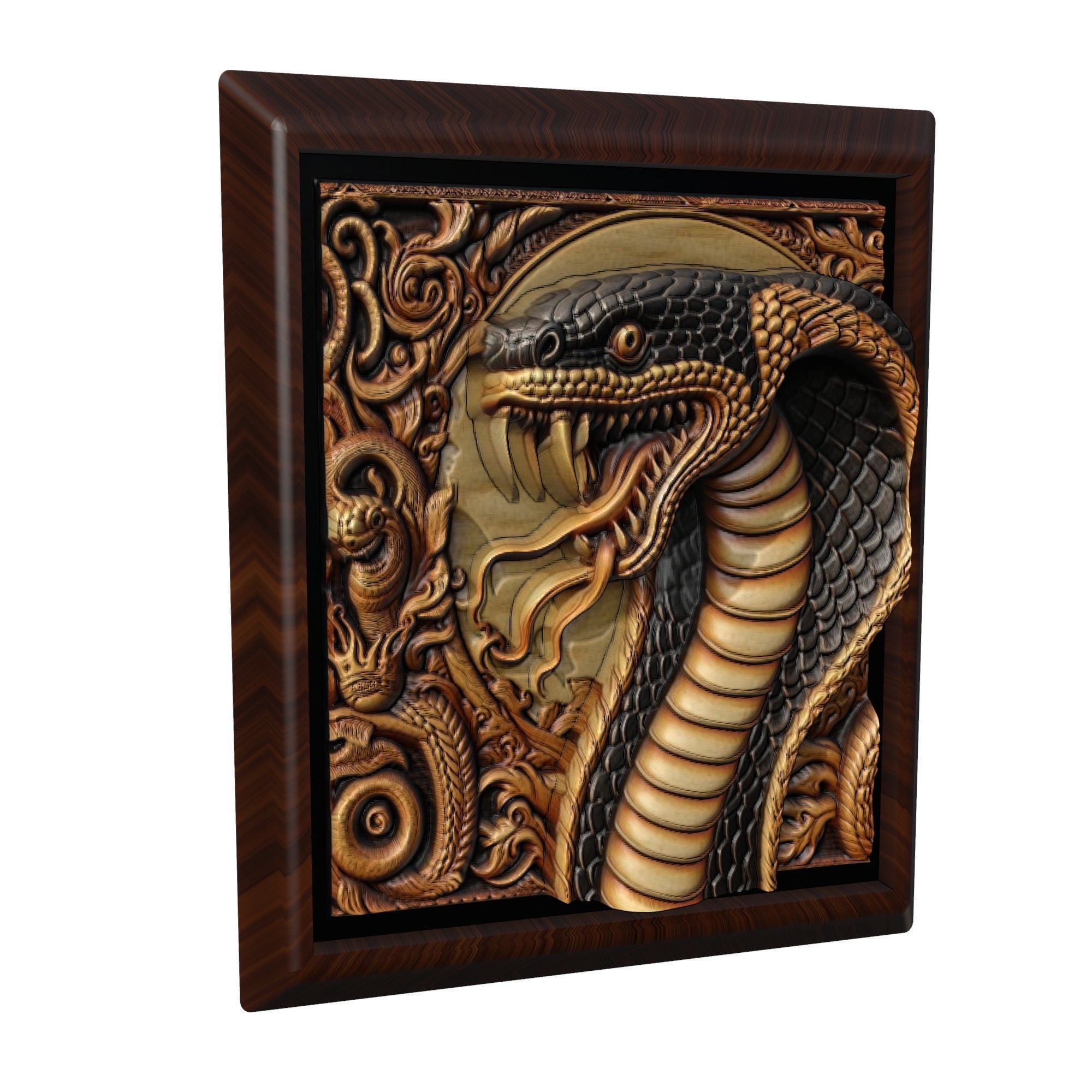 King Cobra Animal 3D print model_1