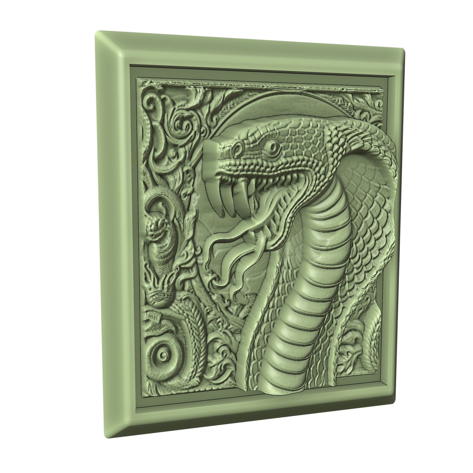 King Cobra Animal 3D print model_3