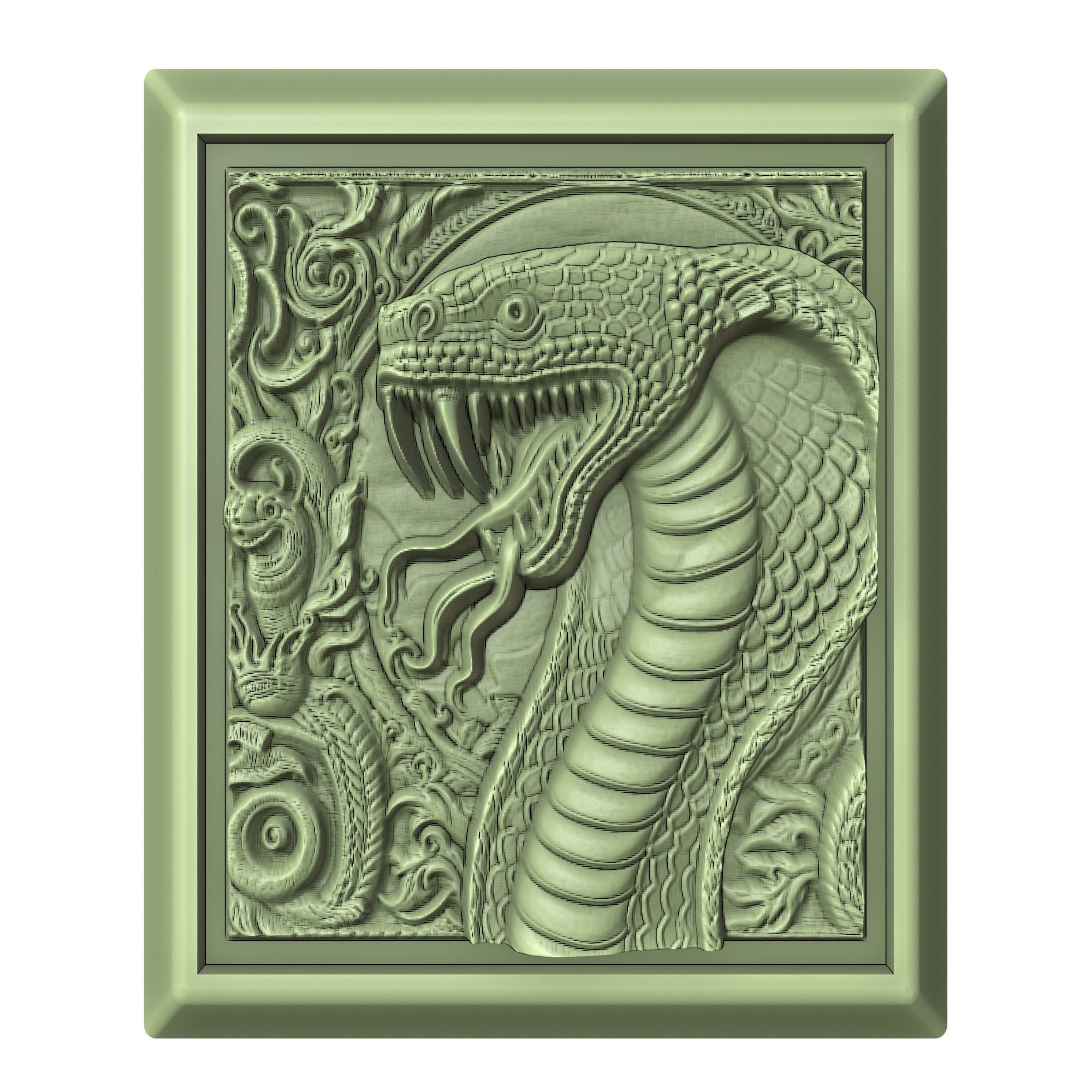 King Cobra Animal 3D print model_2