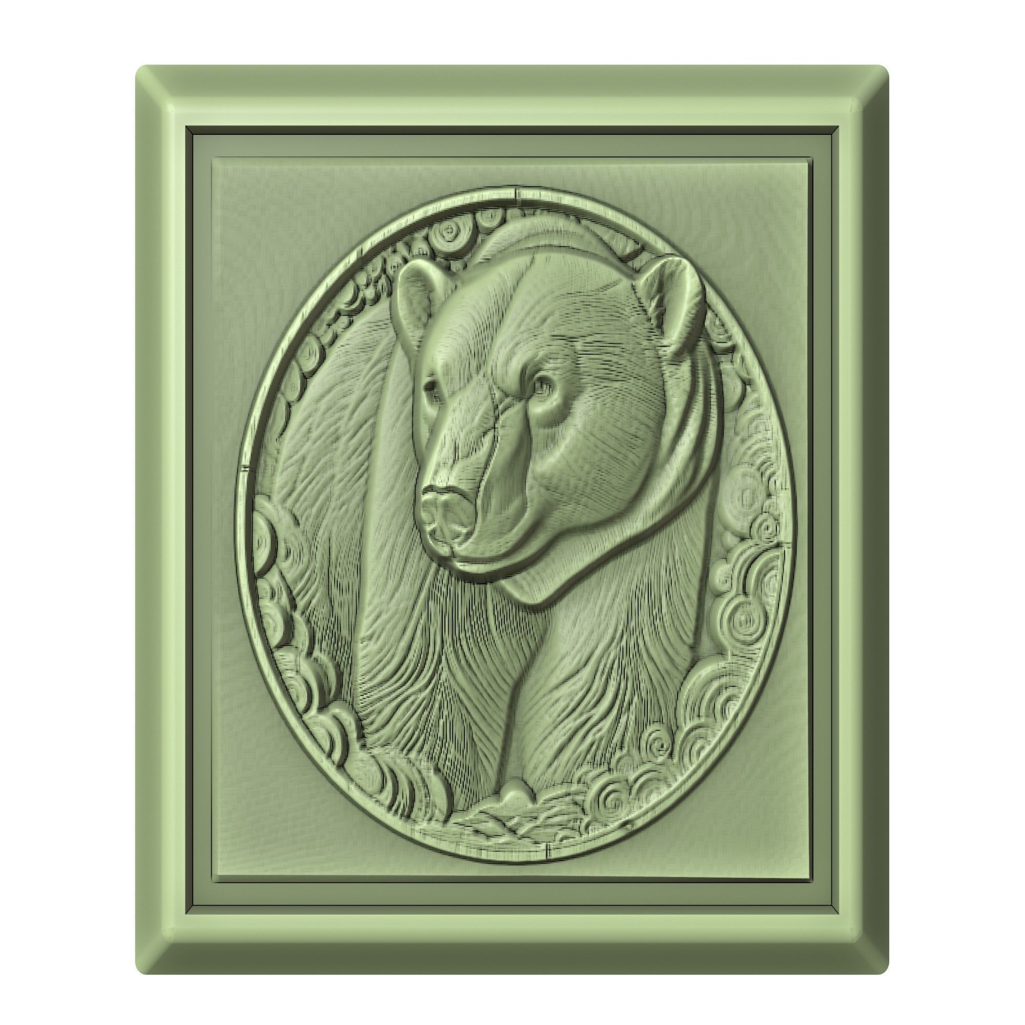 Polar Bear Animal 3D print model_2