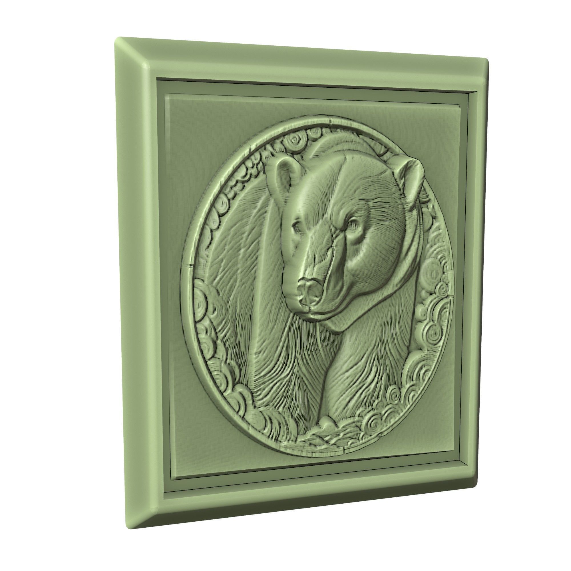 Polar Bear Animal 3D print model_3