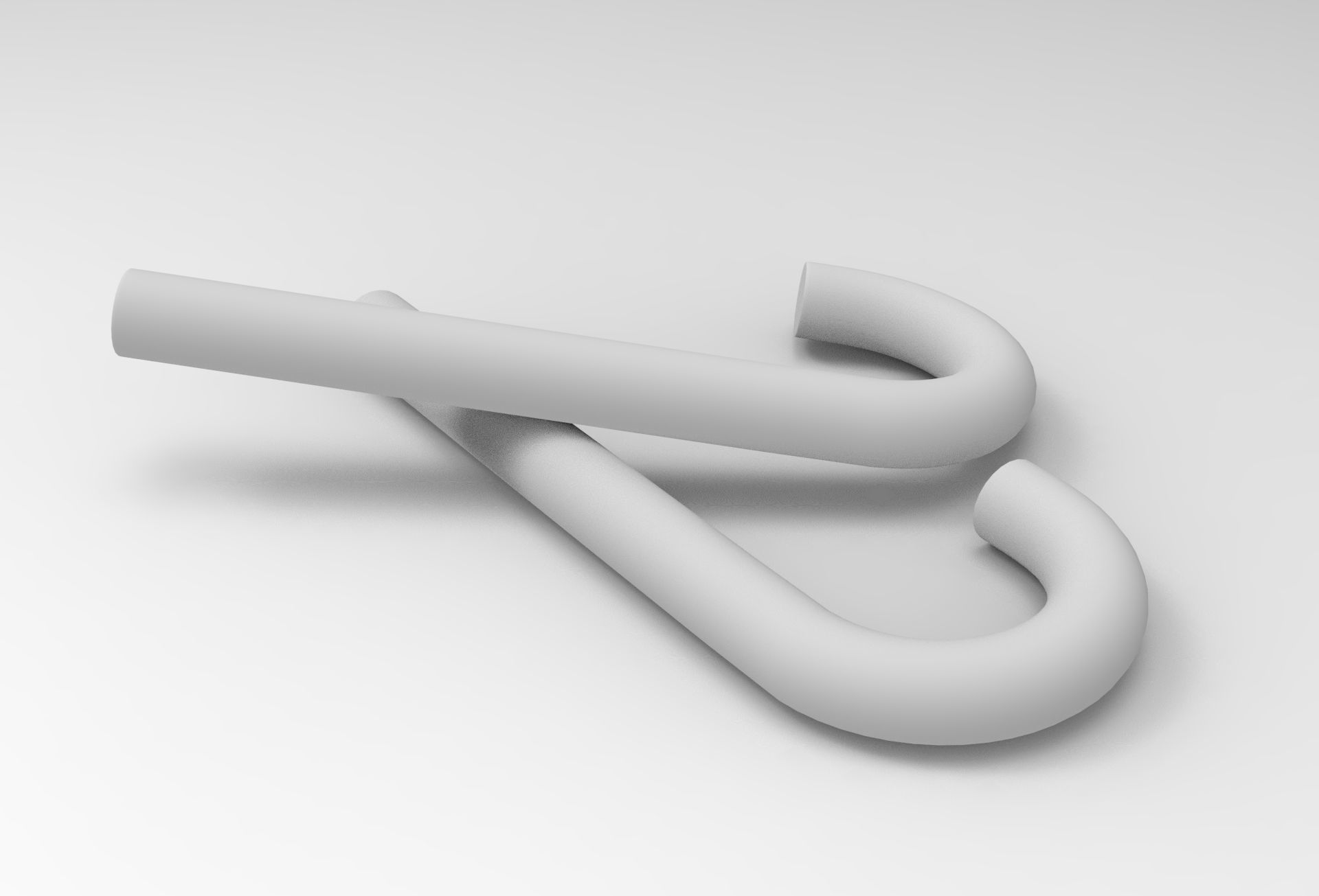 Boo Candy Cane Low-poly 3D model_7