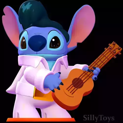 Elvis Stitch - Lilo and Stitch 3D print model