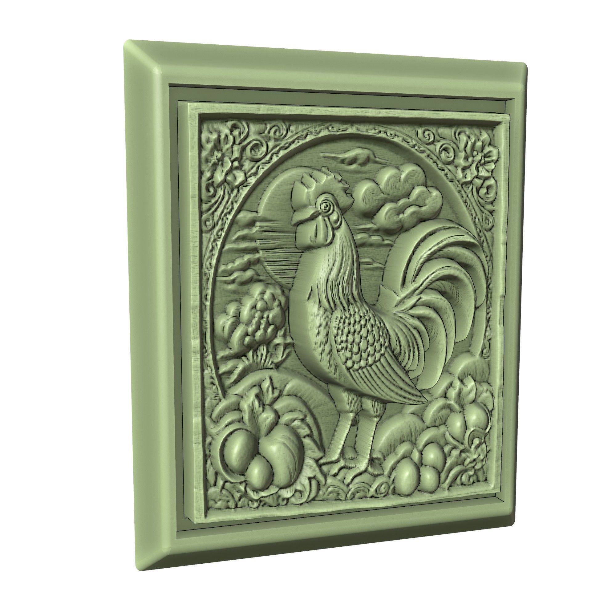 Chicken Animal 3D print model_3