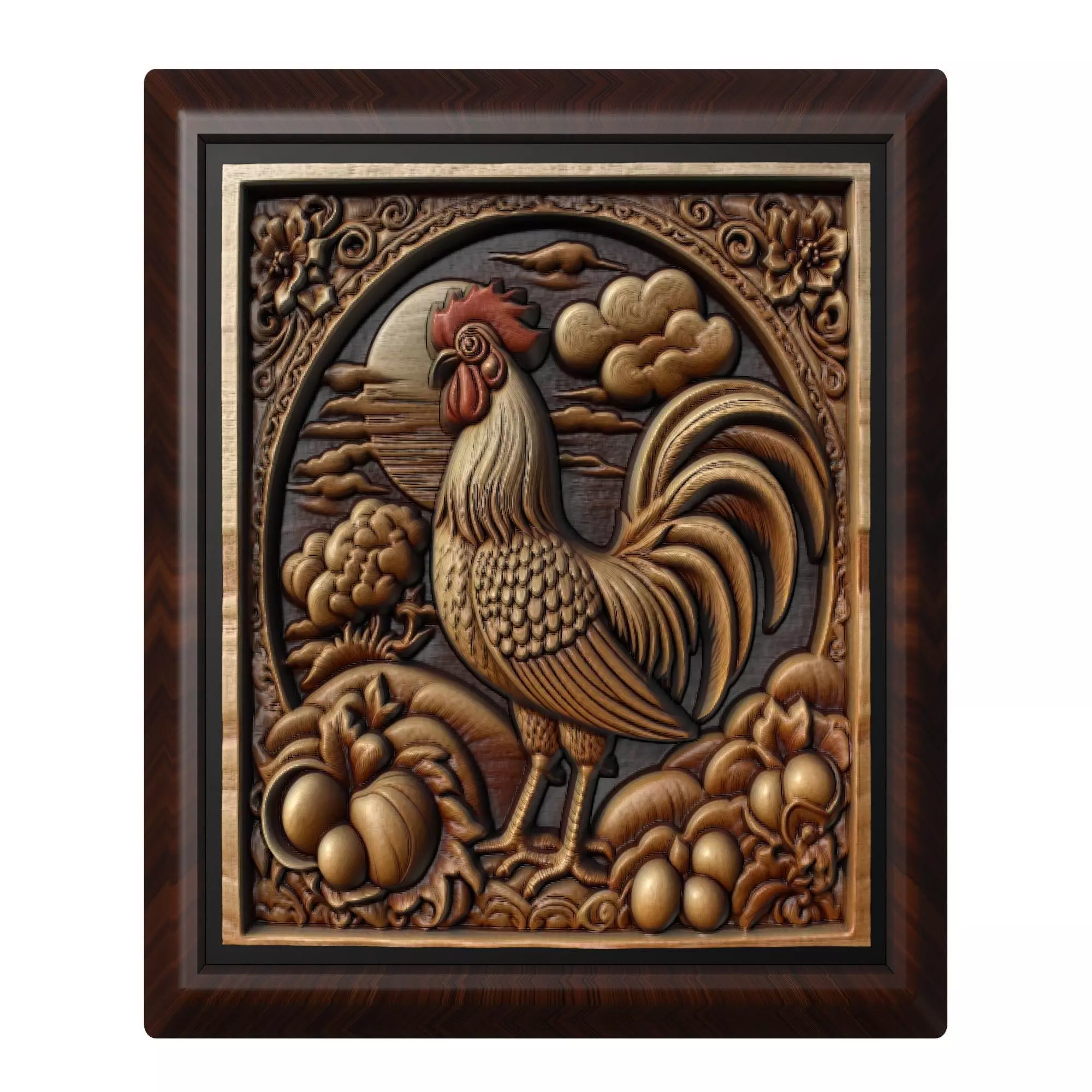 Chicken Animal 3D print model_0