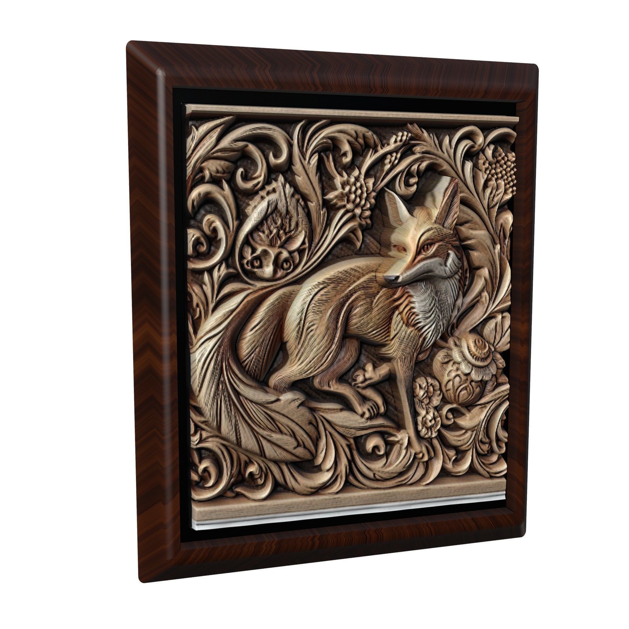 Fox Animal 3D print model_1