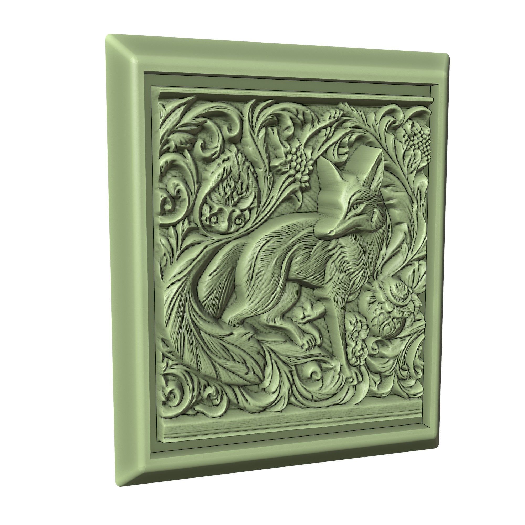 Fox Animal 3D print model_3