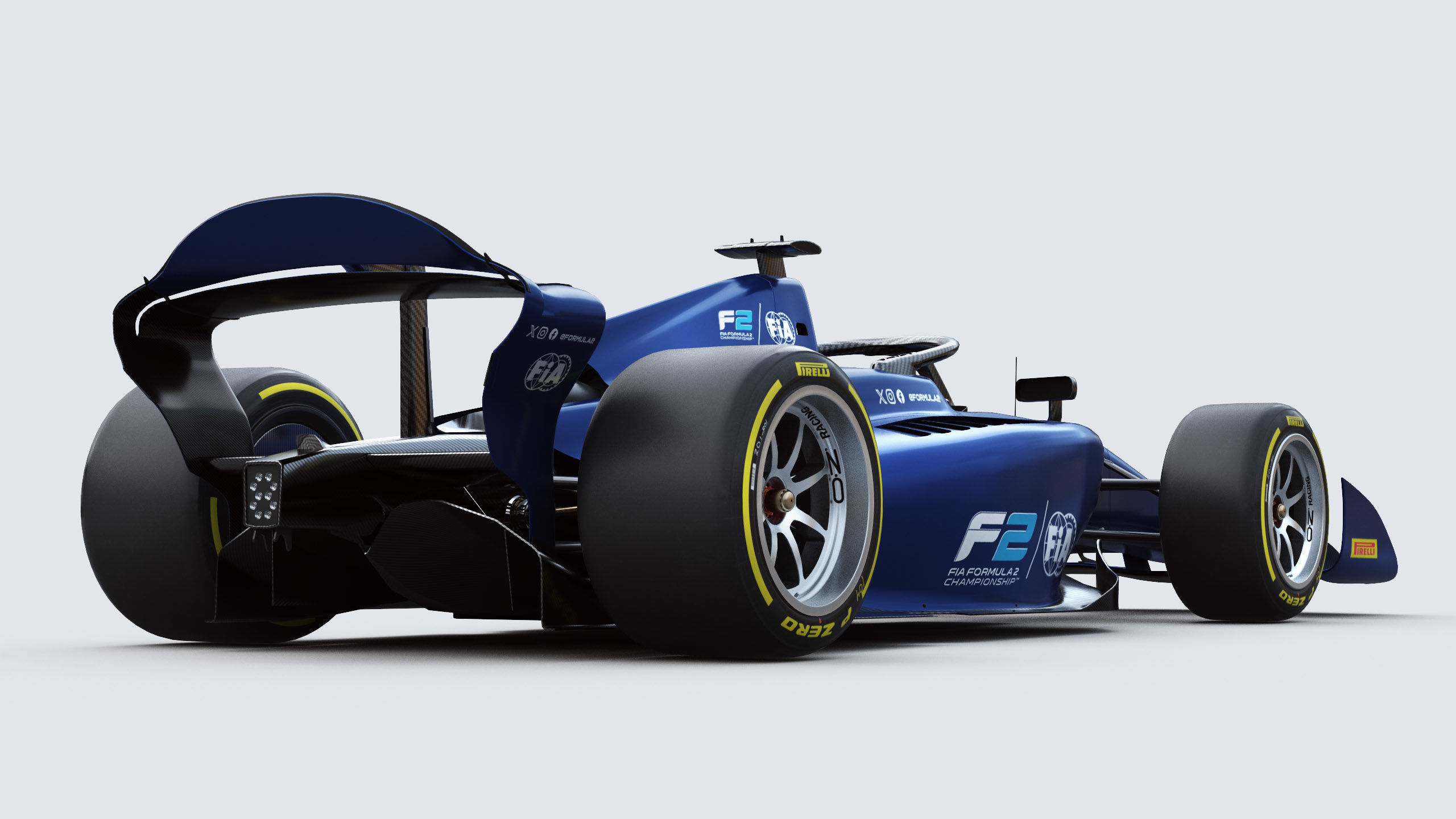 Dallara F2 2024 Template to livery  Low-poly 3D model_13