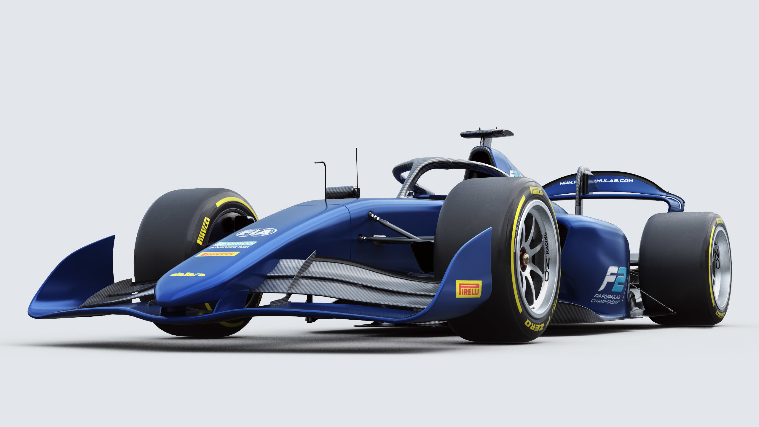 Dallara F2 2024 Template to livery  Low-poly 3D model_12