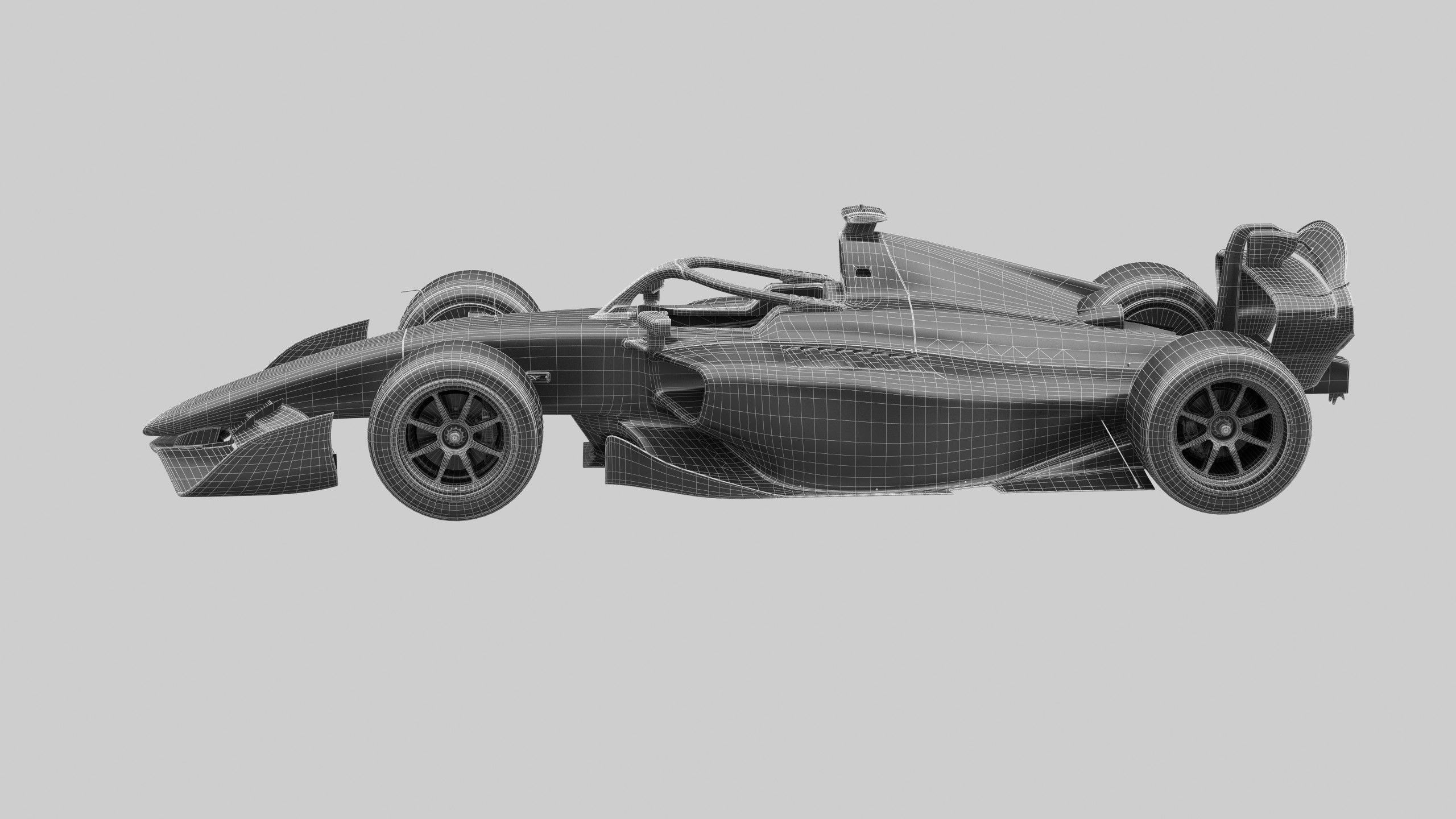 Dallara F2 2024 Template to livery  Low-poly 3D model_16