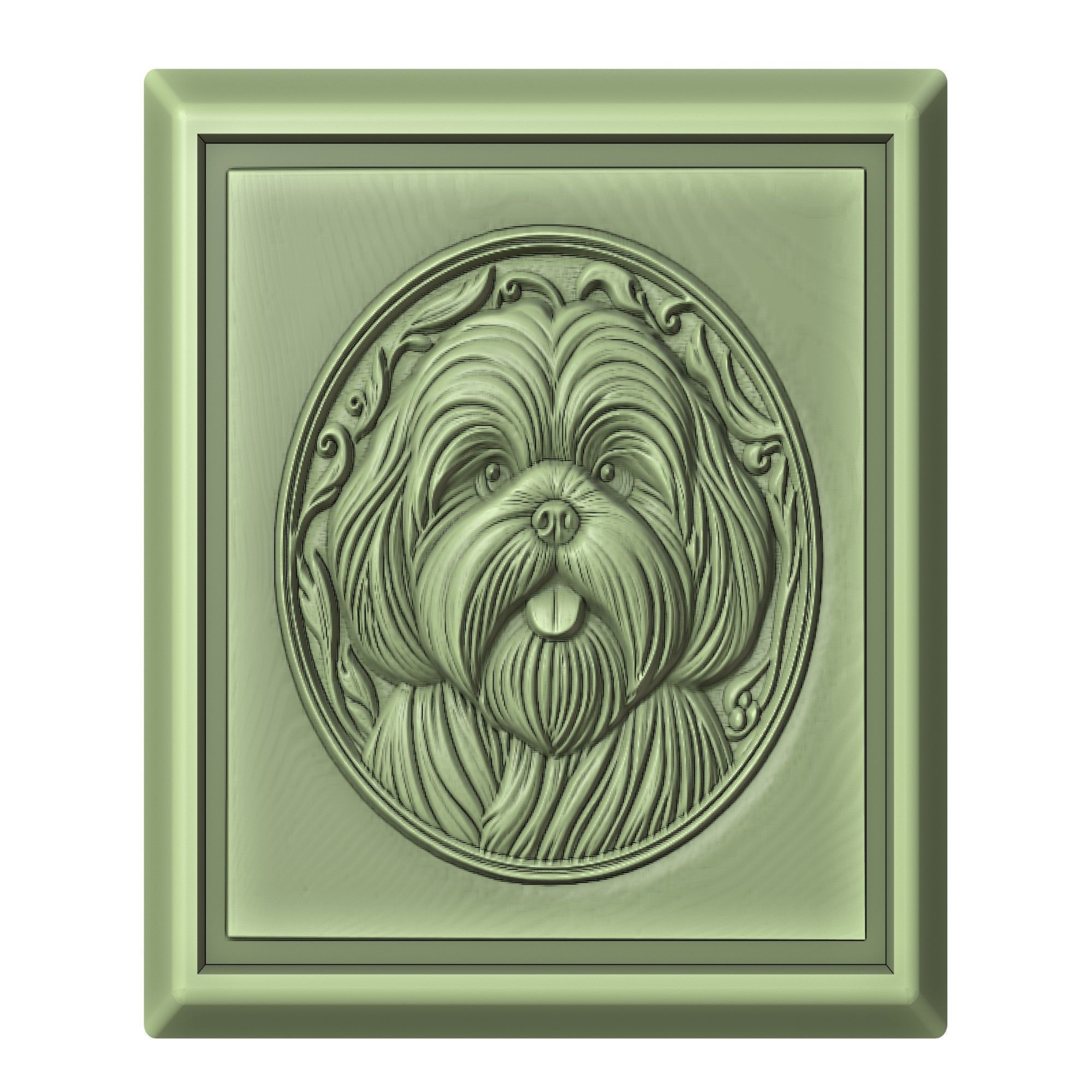 Dog Shih Tzu Animal 3D print model_2