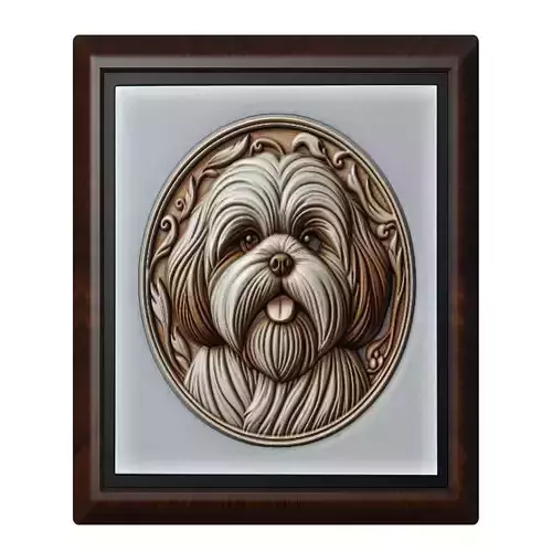 Dog Shih Tzu Animal 3D print model Dog Shih Tzu Animal 3D print model