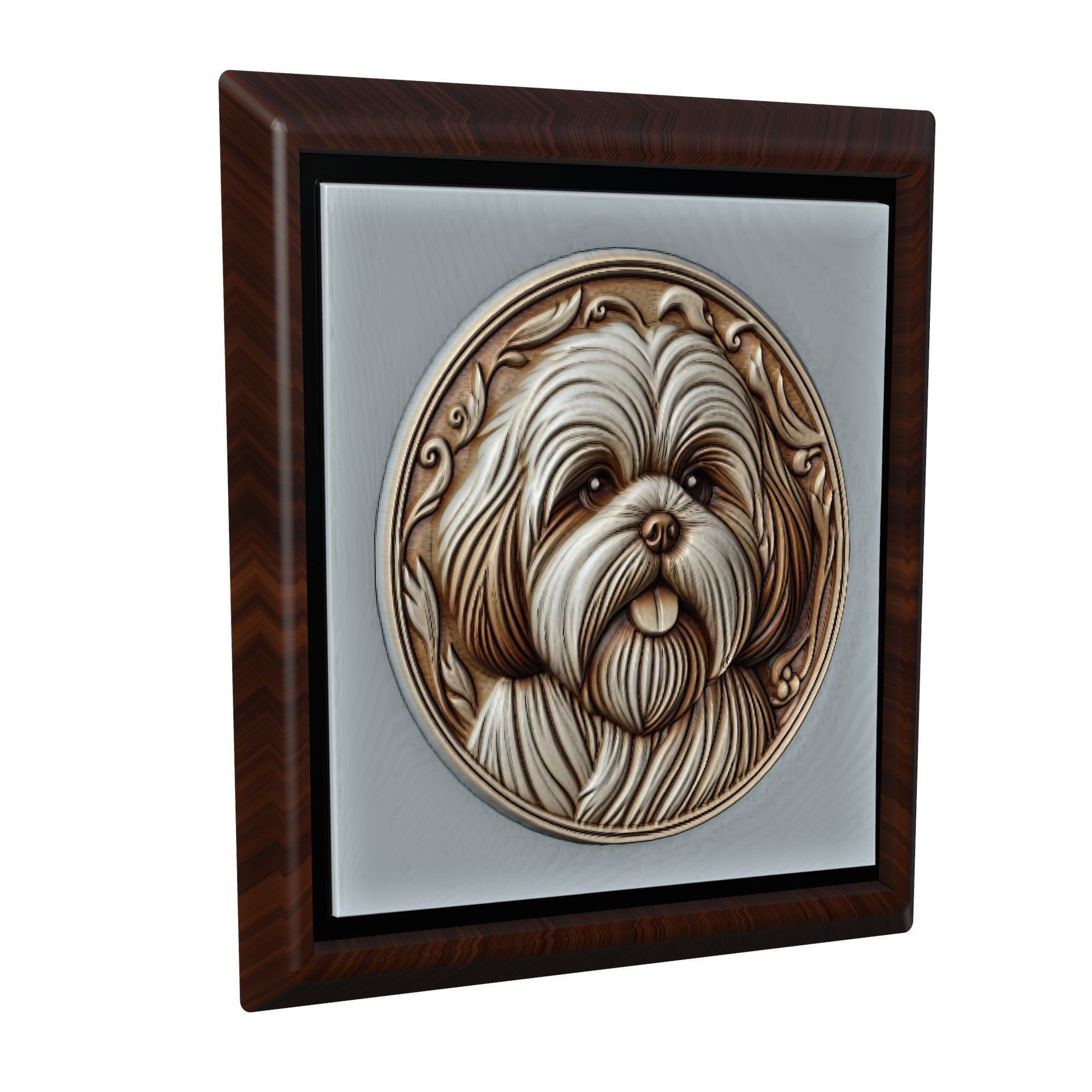 Dog Shih Tzu Animal 3D print model_1