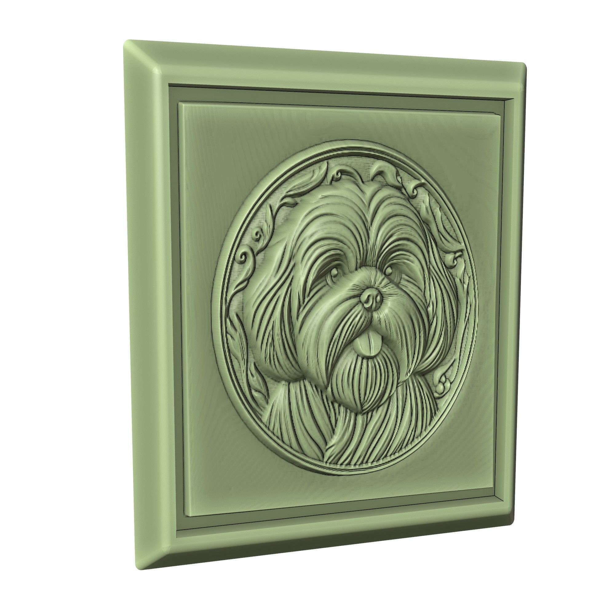 Dog Shih Tzu Animal 3D print model_3