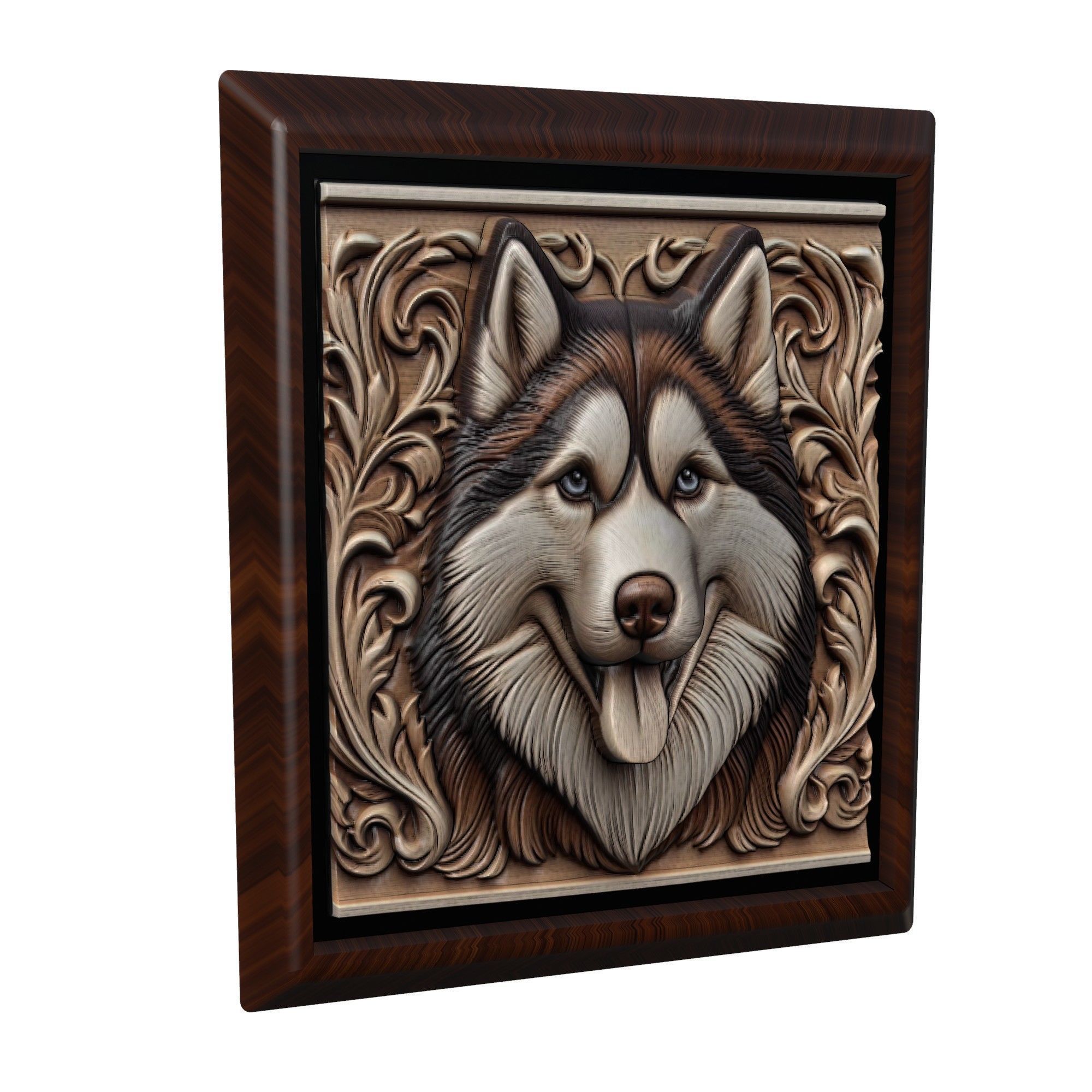 Dog Siberian Husky Animal 3D print model_1