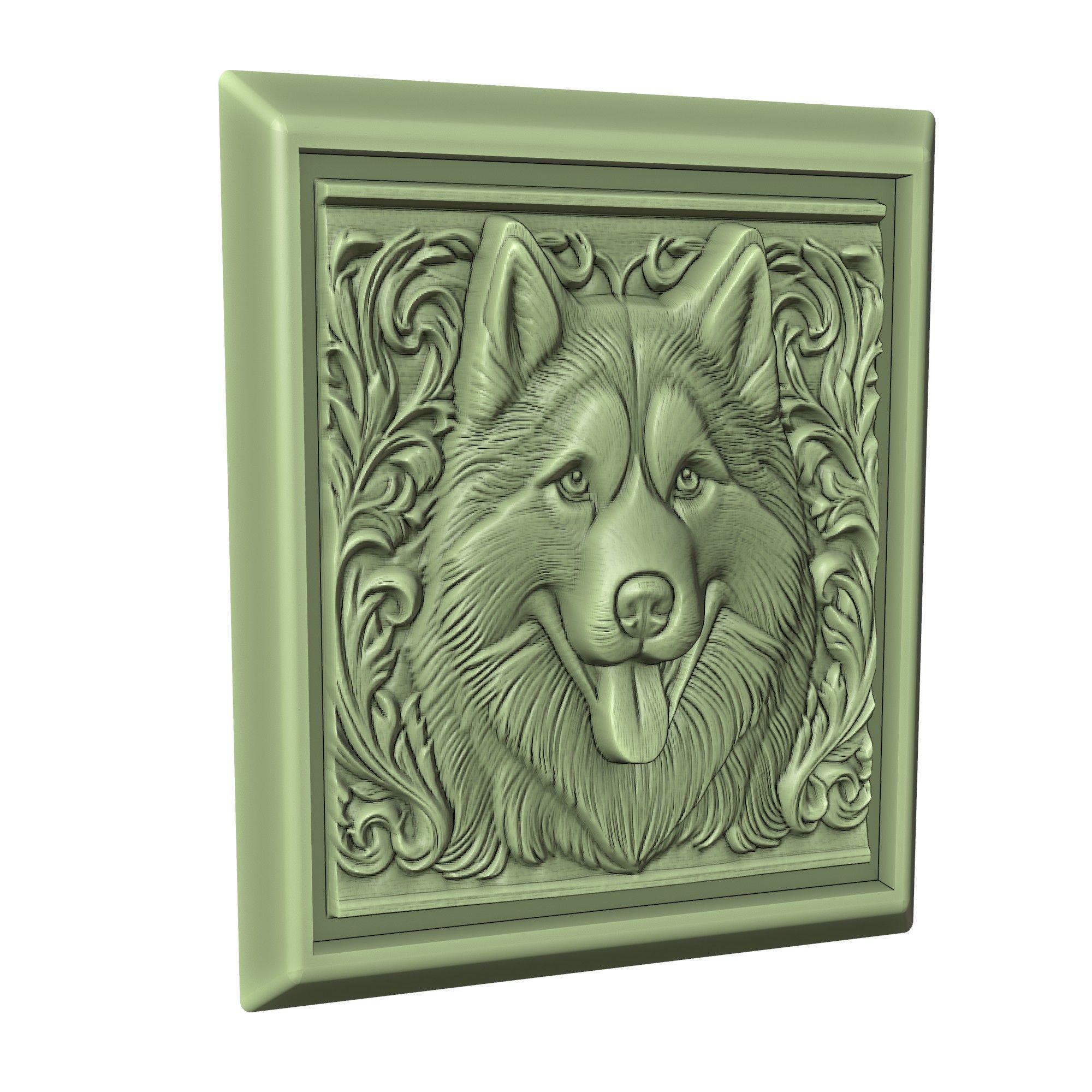 Dog Siberian Husky Animal 3D print model_3