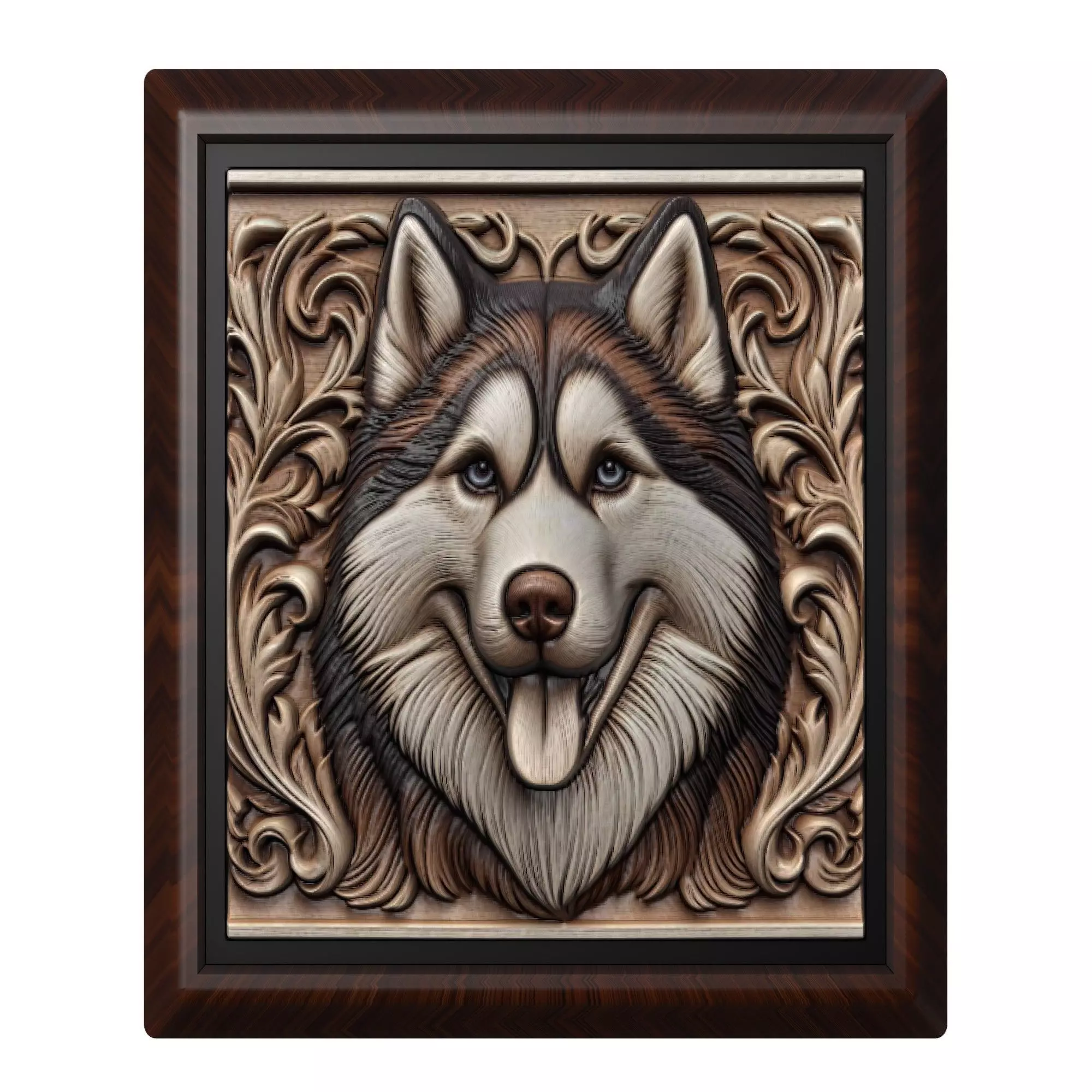 Dog Siberian Husky Animal 3D print model_0