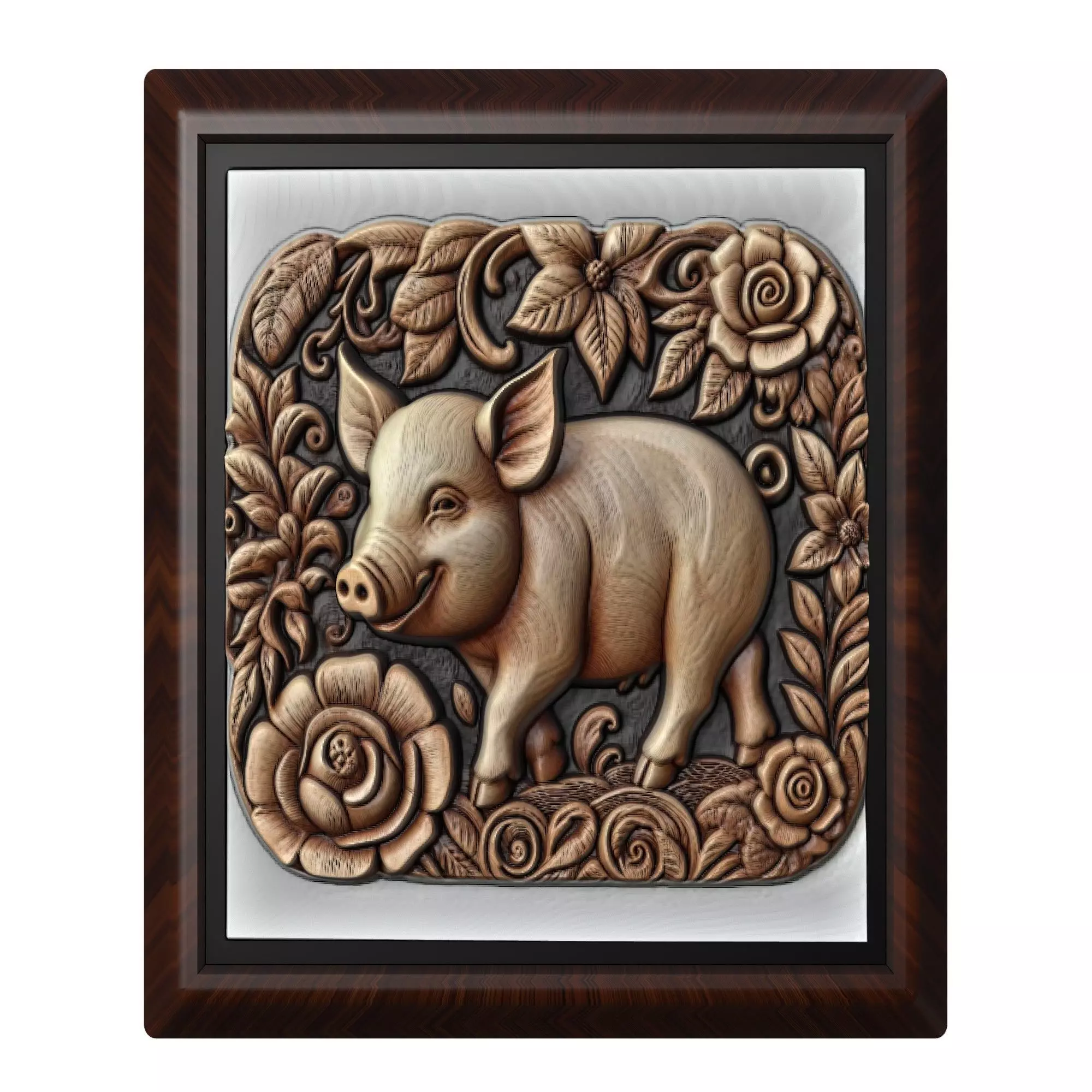 Pig Animal 3D print model_0