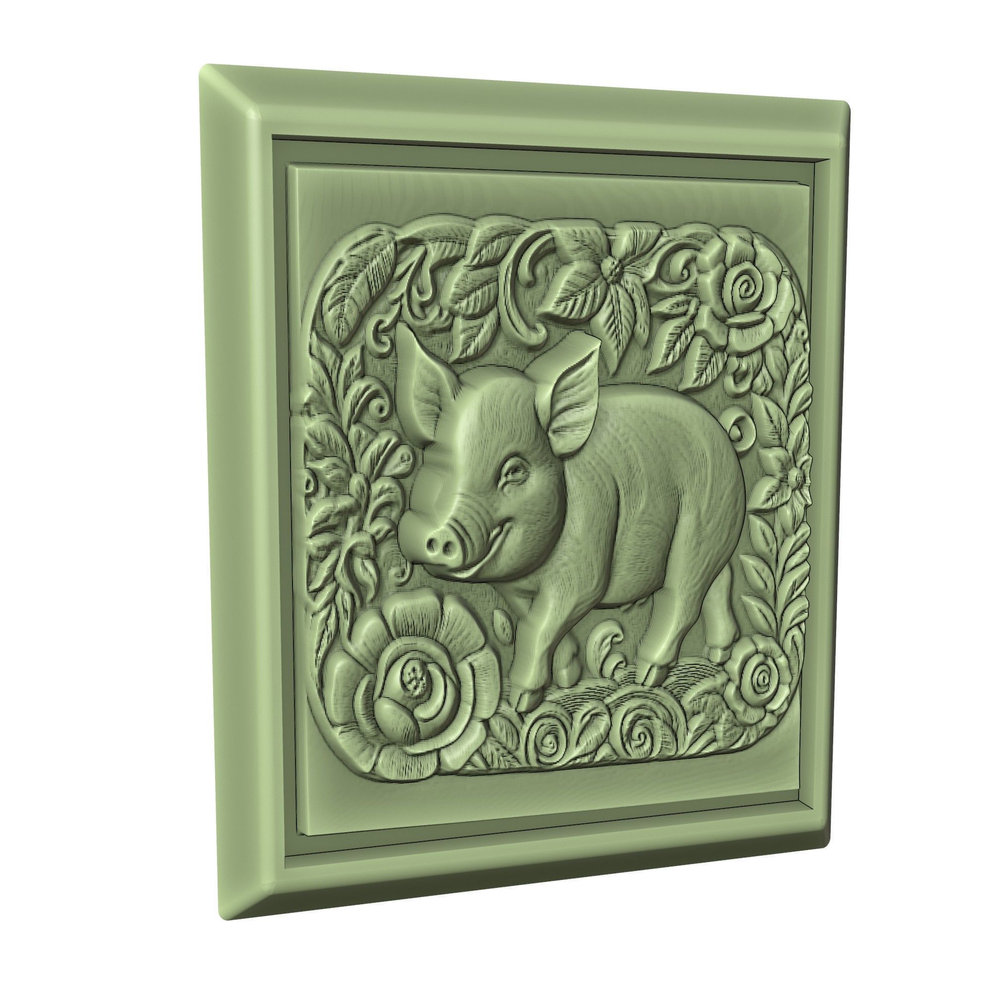 Pig Animal 3D print model_3