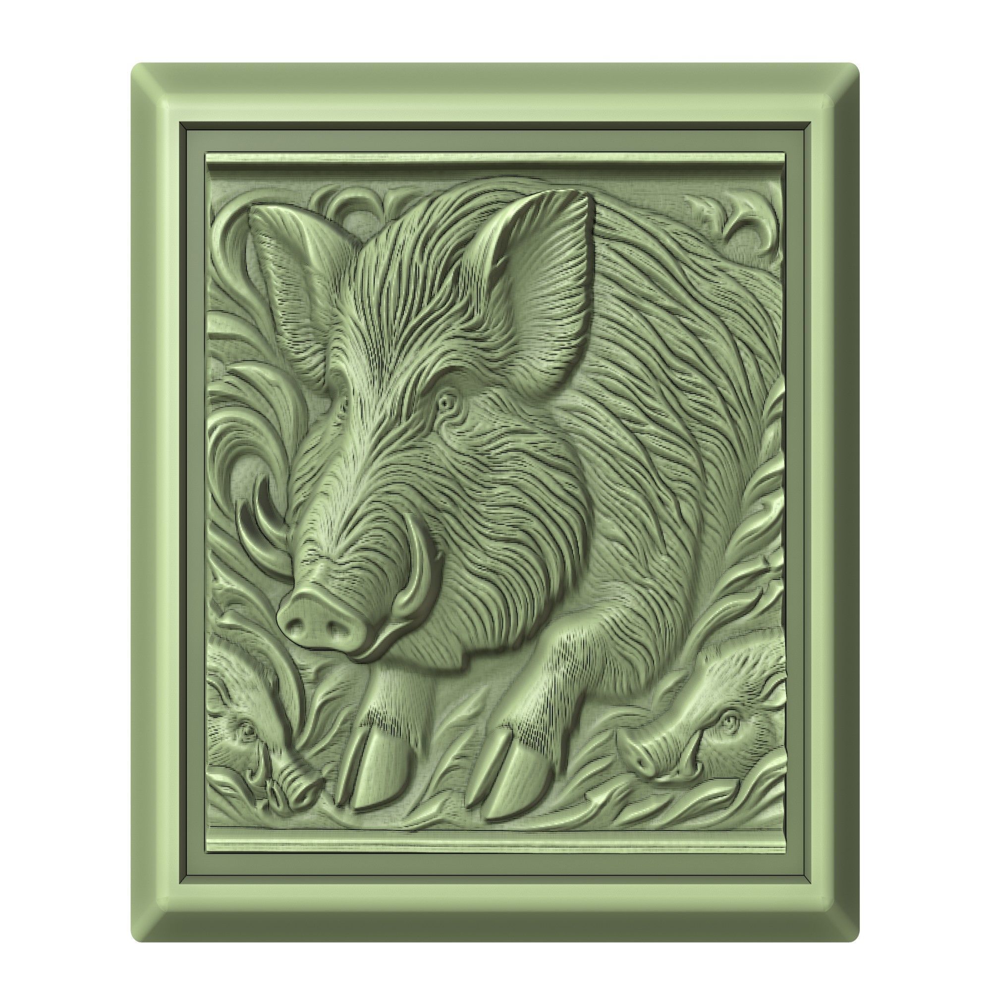 Wild Boar Animal 3D print model_2