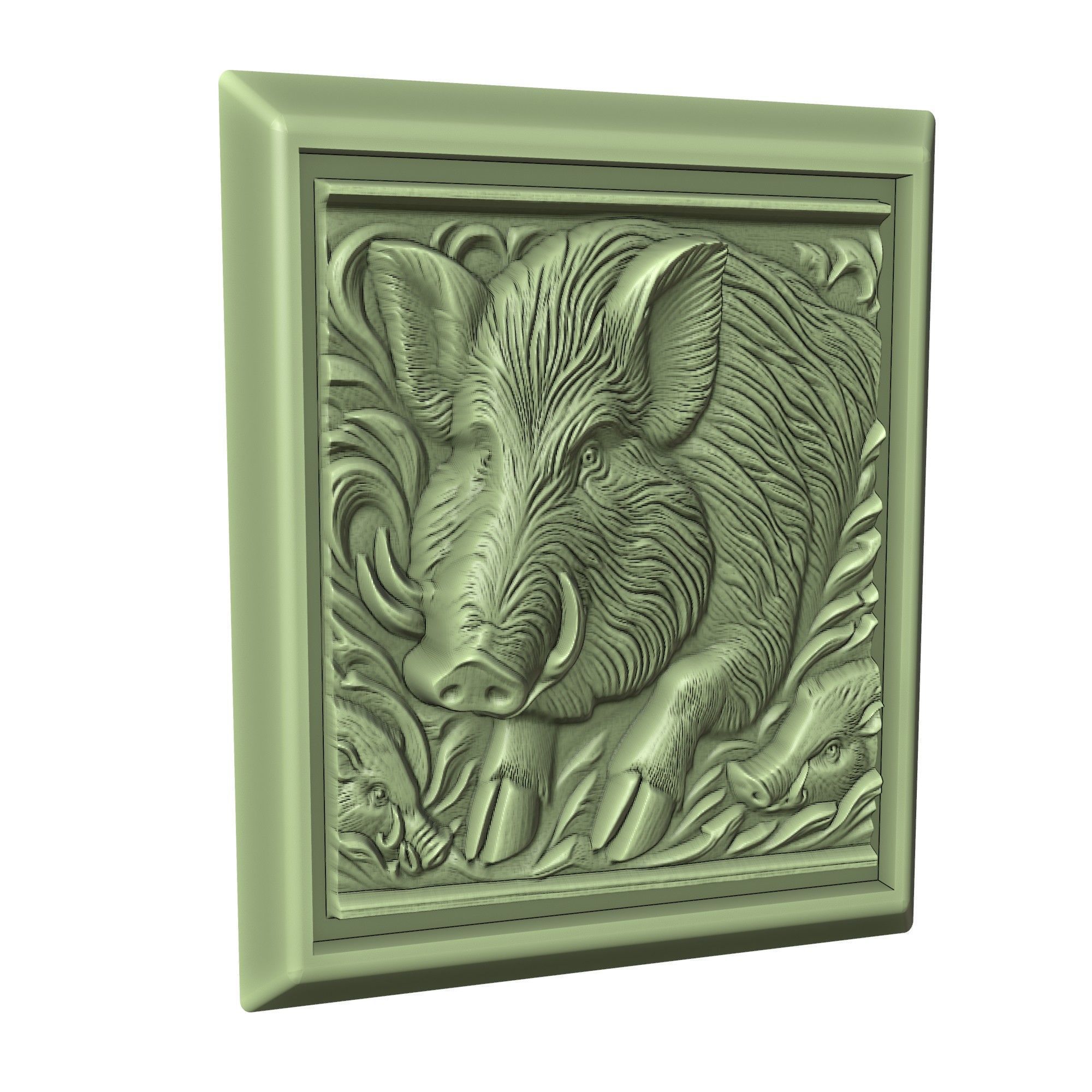 Wild Boar Animal 3D print model_3