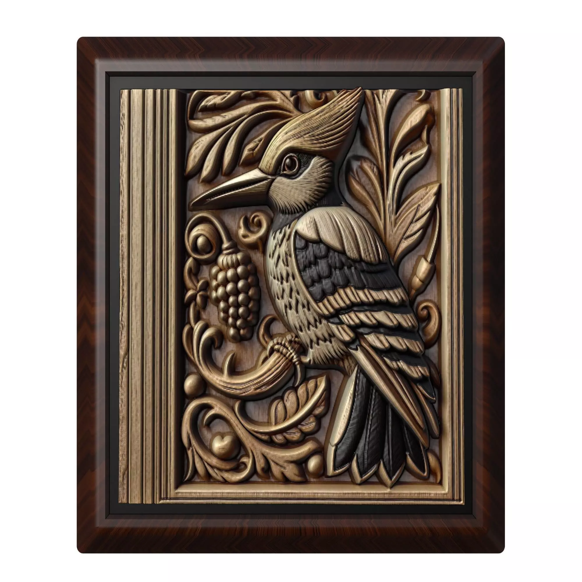 Woodpecker Animal 3D print model_0