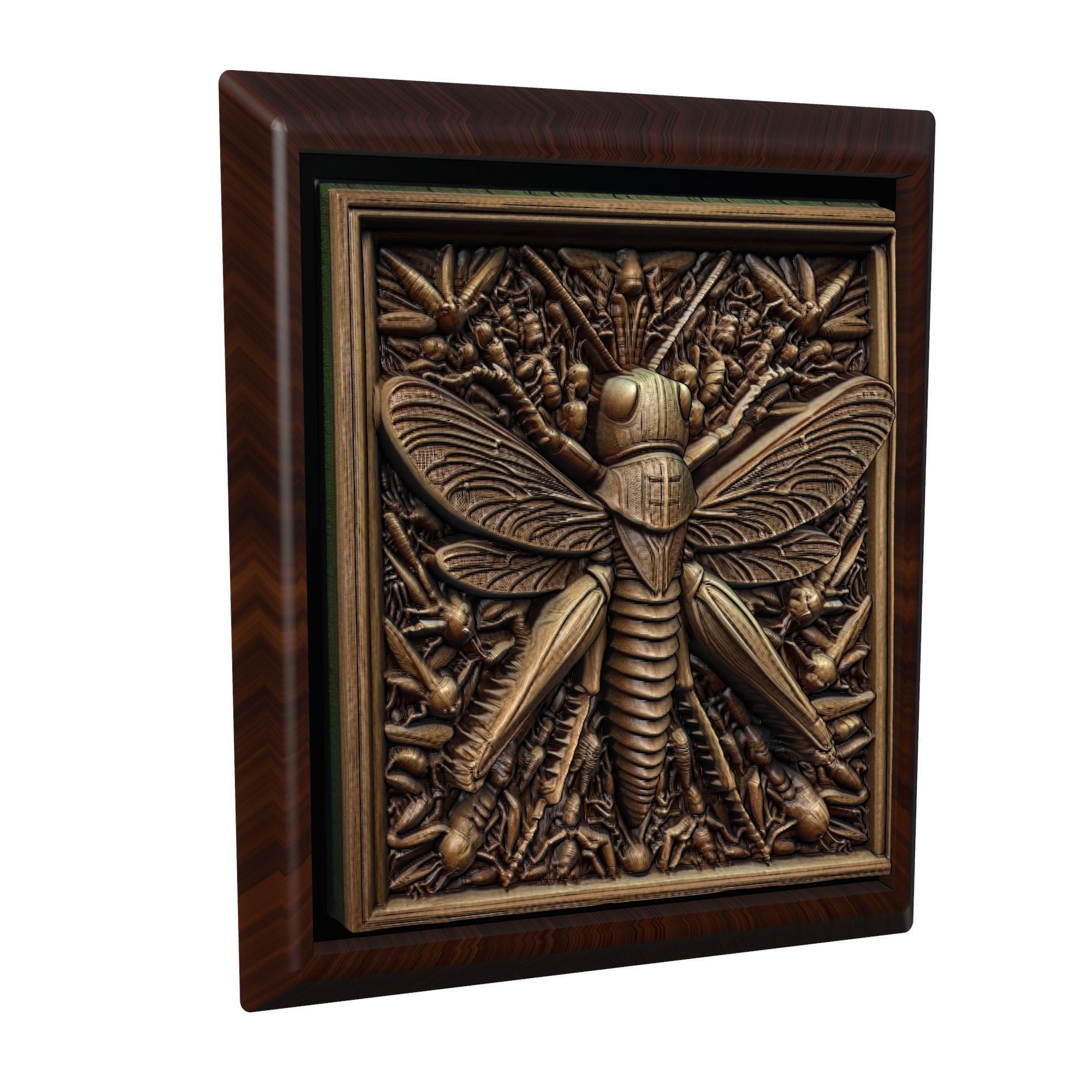 Grasshopper Animal 3D print model_1