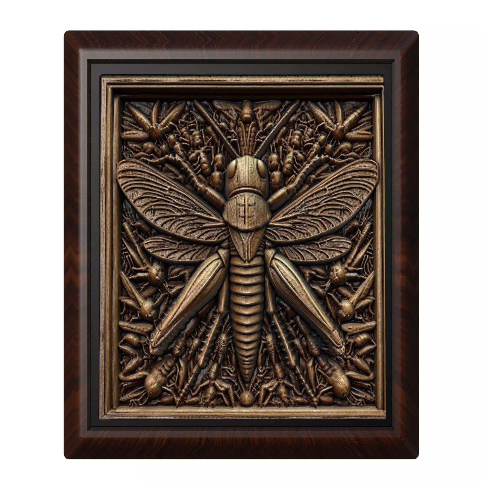 Grasshopper Animal 3D print model_0