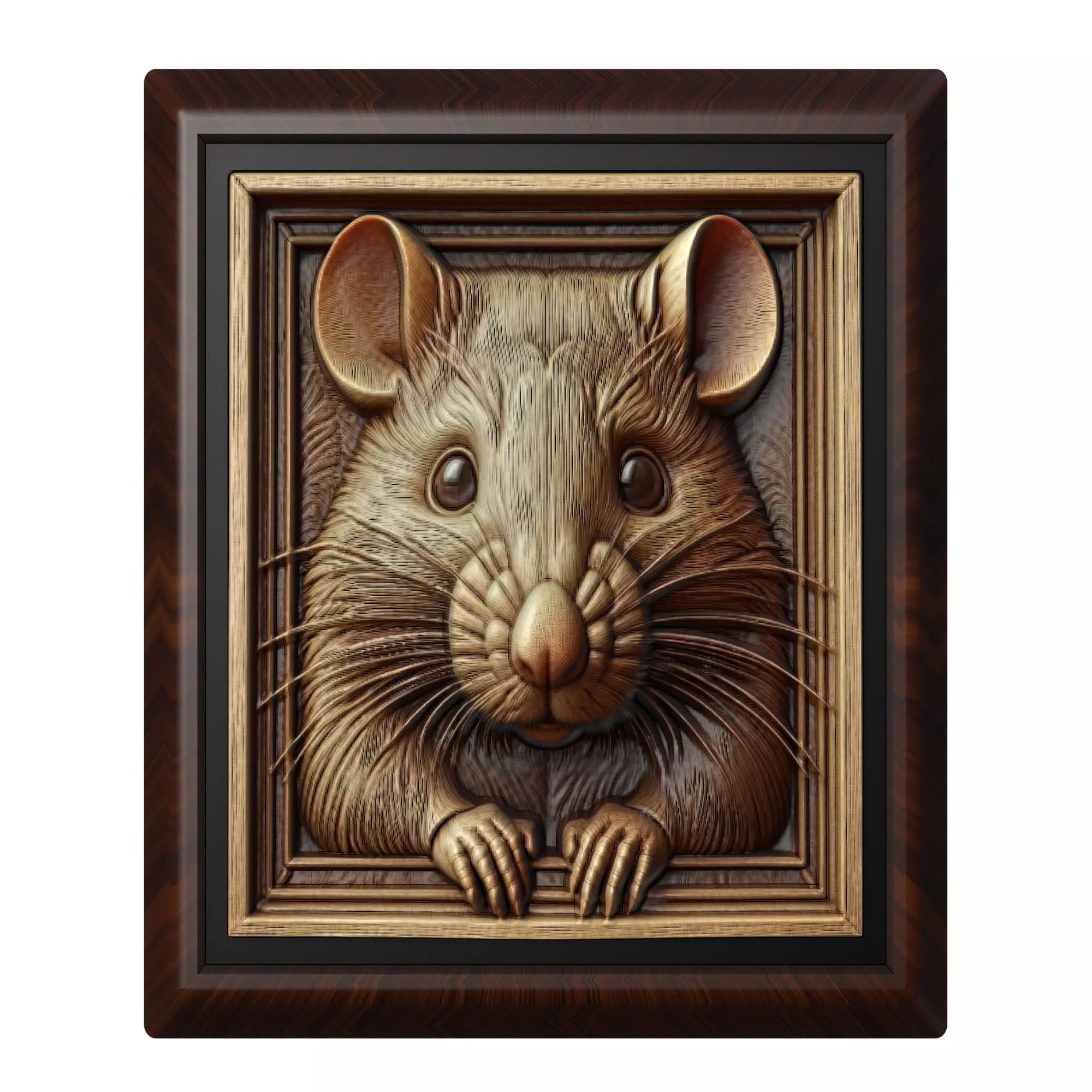 Rat Animal 3D print model_0