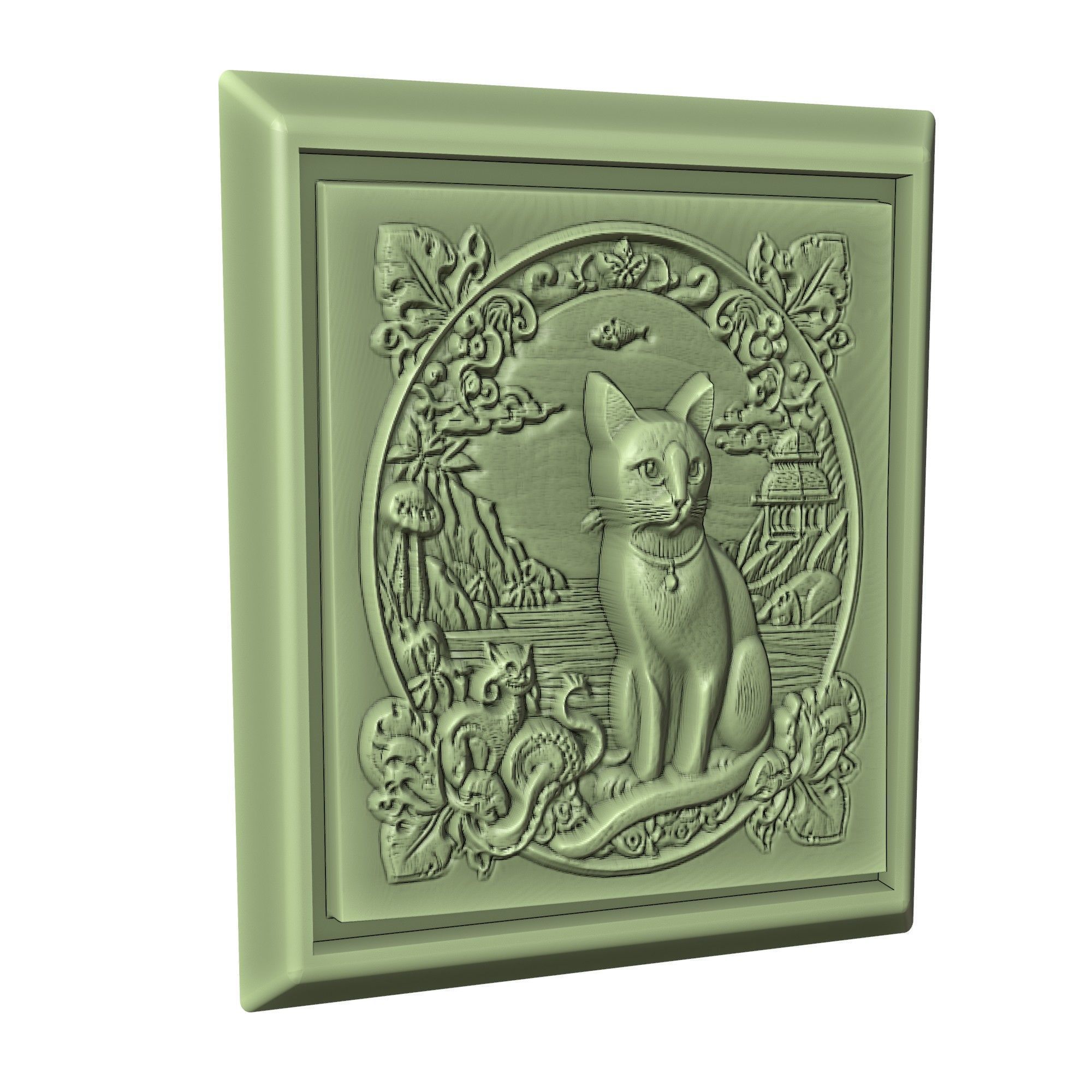 Cat Animal 3D print model_3