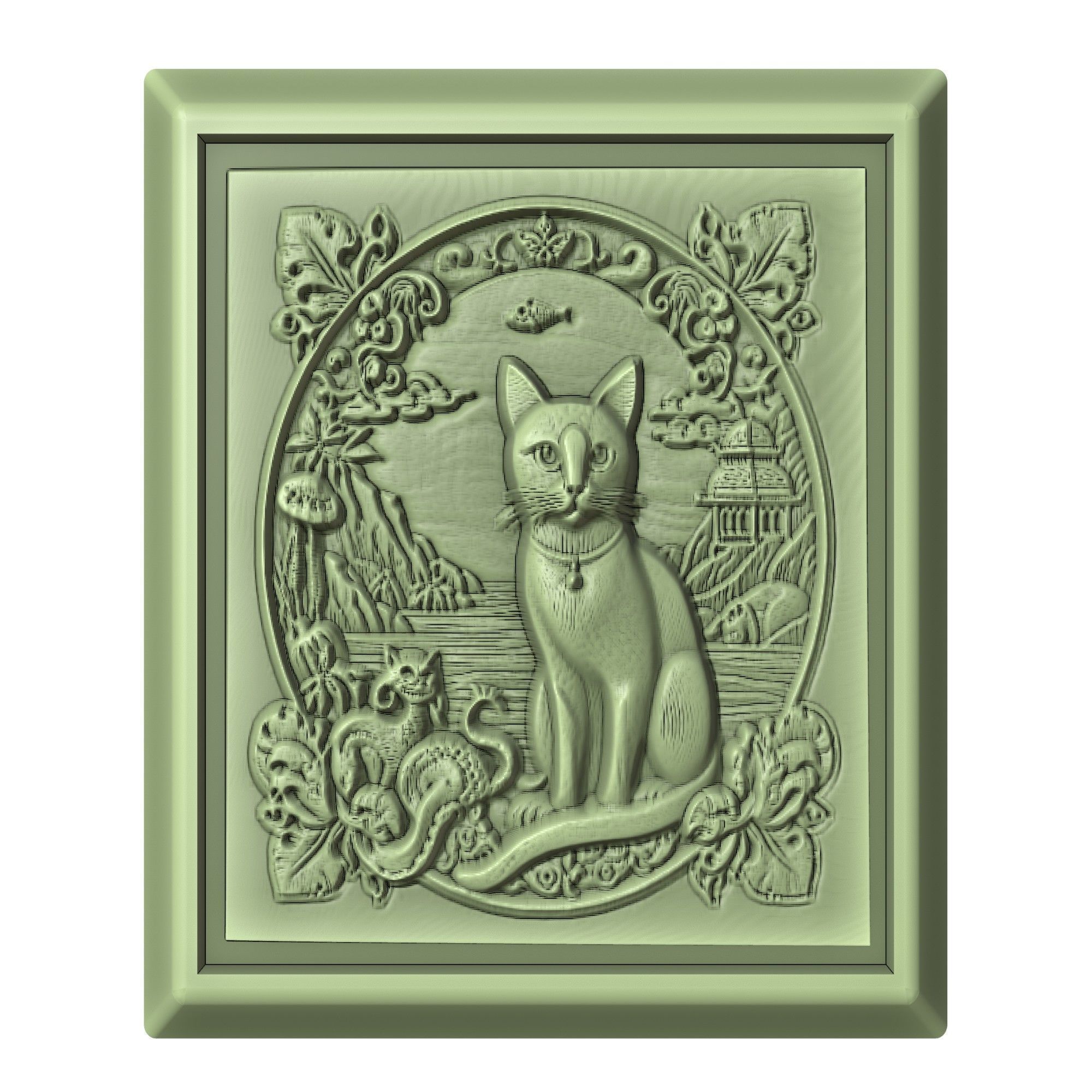 Cat Animal 3D print model_2